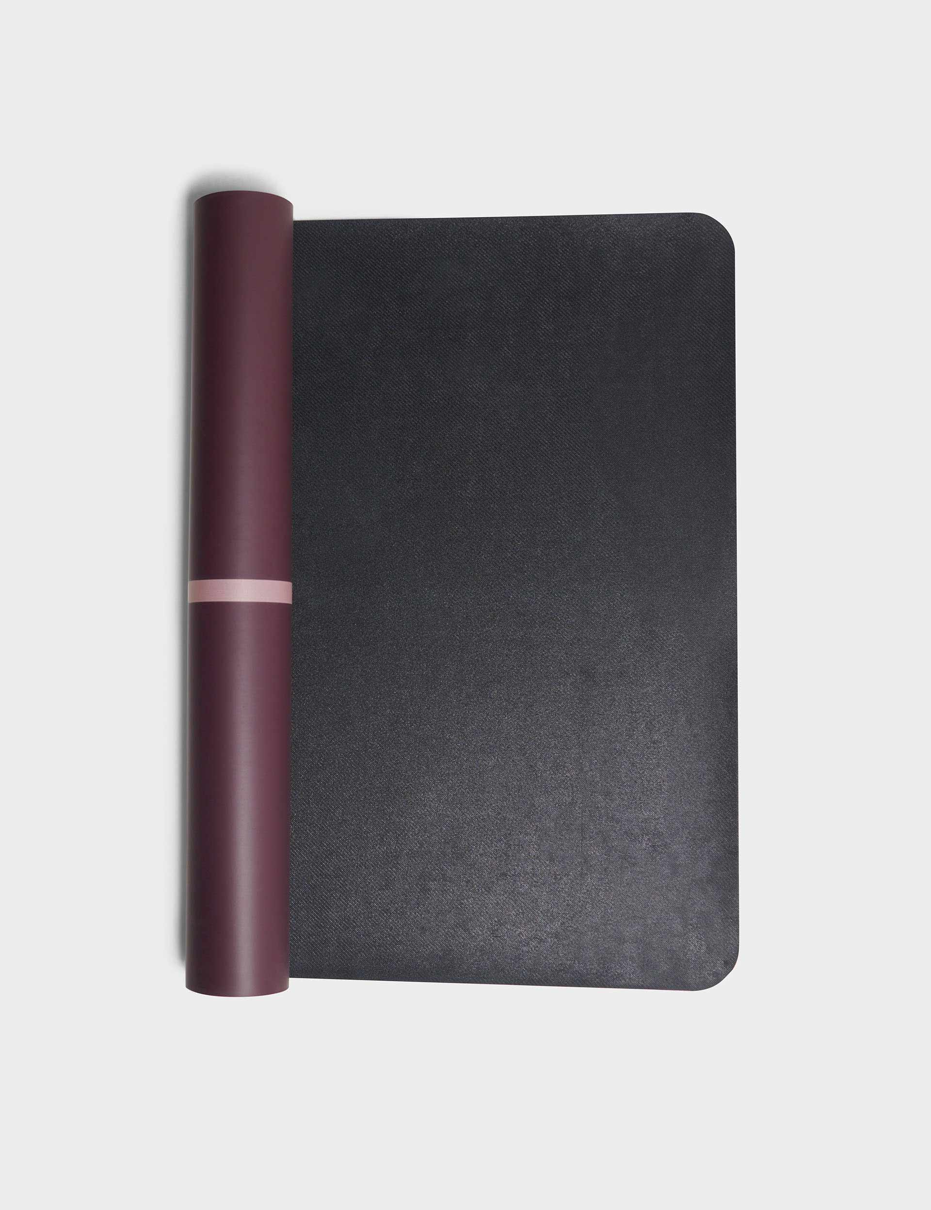 Premium Non-Slip Balance Yoga Mat - Midnight Cherry Purple for Home, Studio & Outdoor Workouts - Eco-Friendly TPE Material for Yoga, Pilates & Meditation