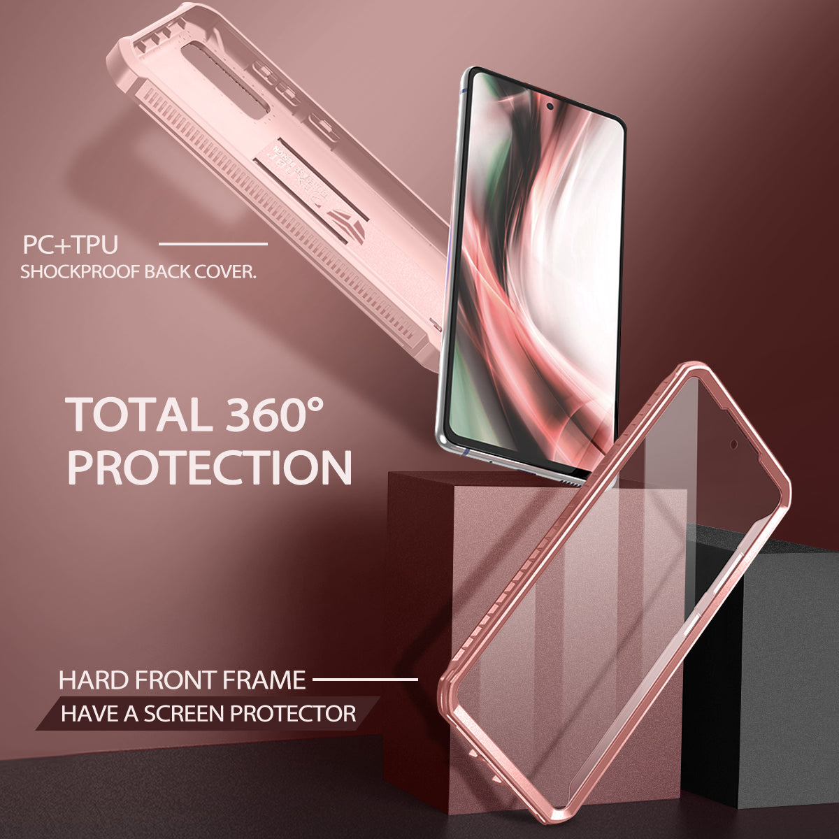 Dexnor Heavy Duty Shockproof Rugged Case for Samsung Galaxy S20 FE with Built-in Kickstand & Screen Protector - Perfect for Outdoor, Work, and Daily Protection