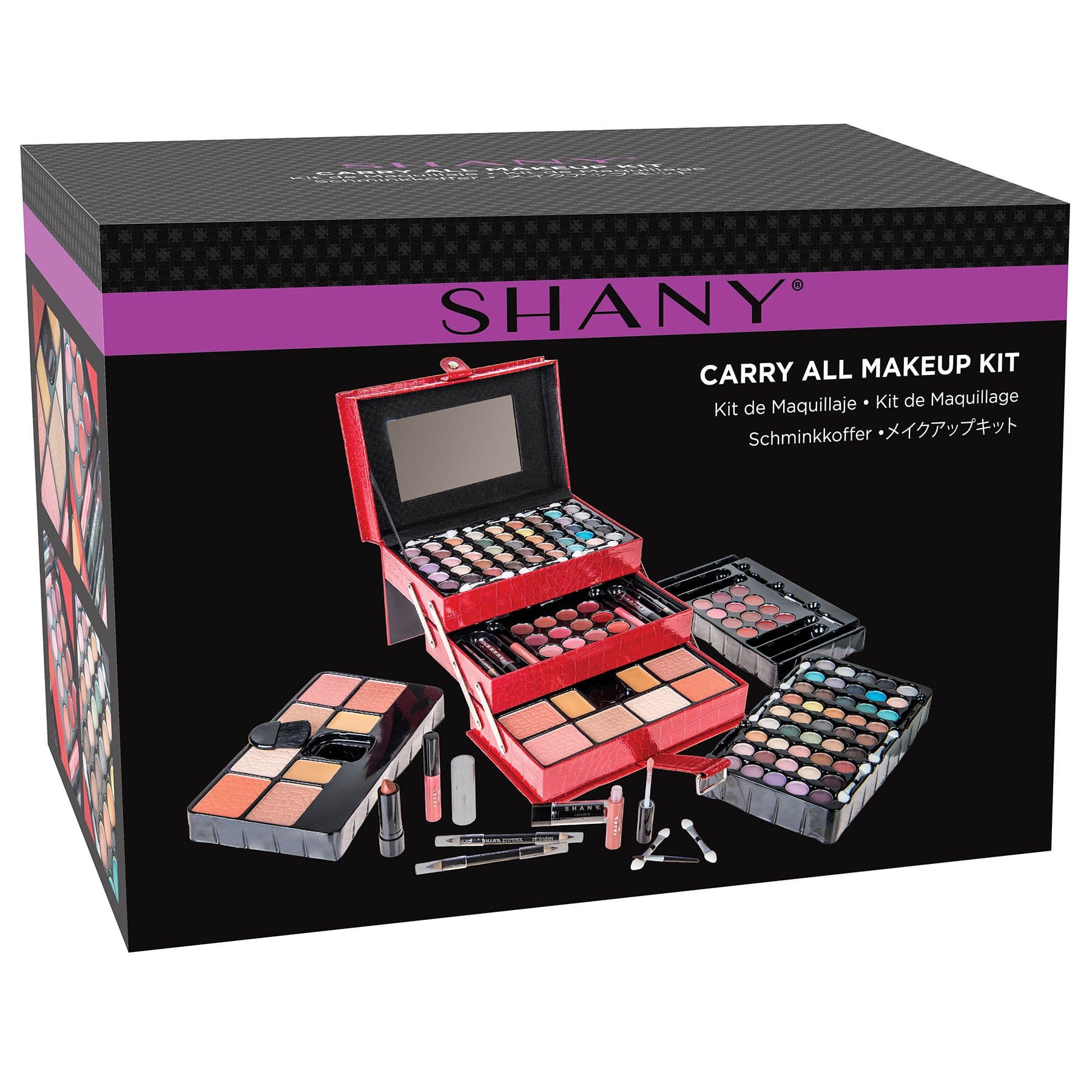 All-in-One Professional Makeup Kit with Storage Case - Perfect for Travel, Bridal & Everyday Makeup Application