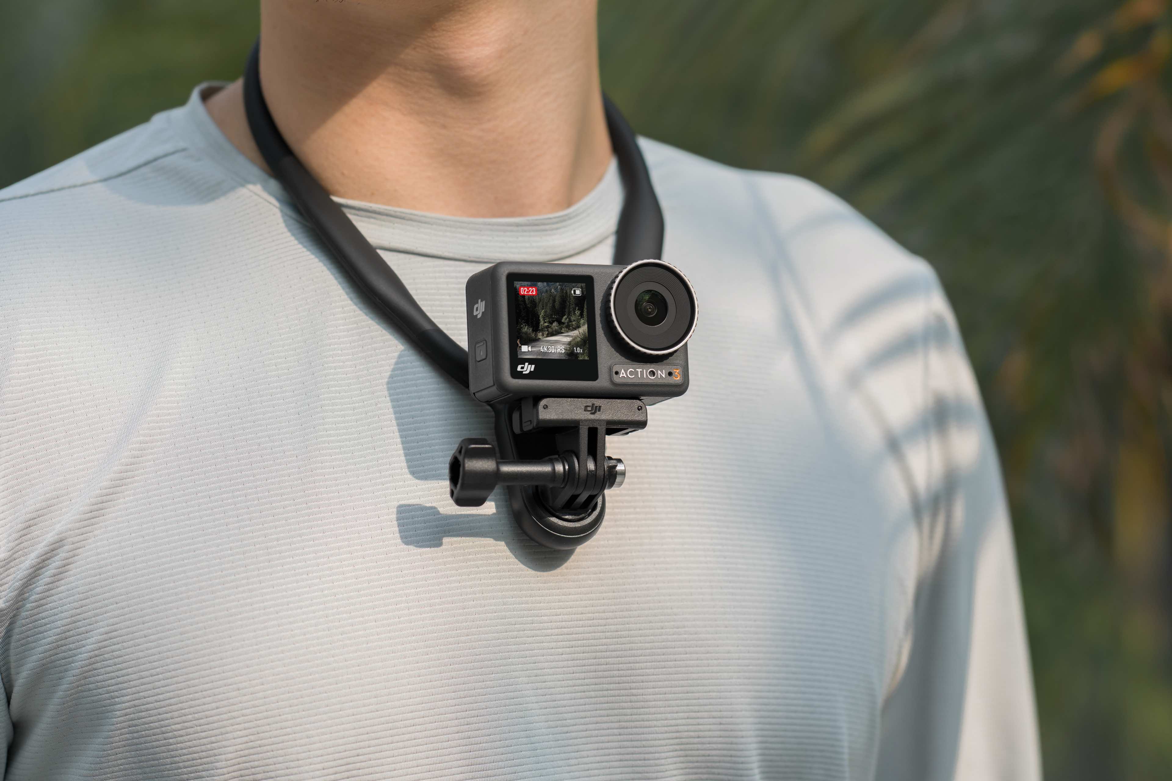 DJI Osmo Action Neck Mount - Hands-Free Camera Stabilizer for Vlogging, Sports & Adventure - Perfect for Travel, Hiking, and Outdoor Activities