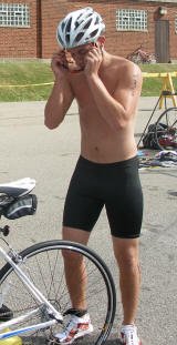 Men's USA Classic Padded Triathlon Shorts - Thin Quick-Dry Cycling Padding - Made in USA - Perfect for Triathlon Training, Cycling & Running