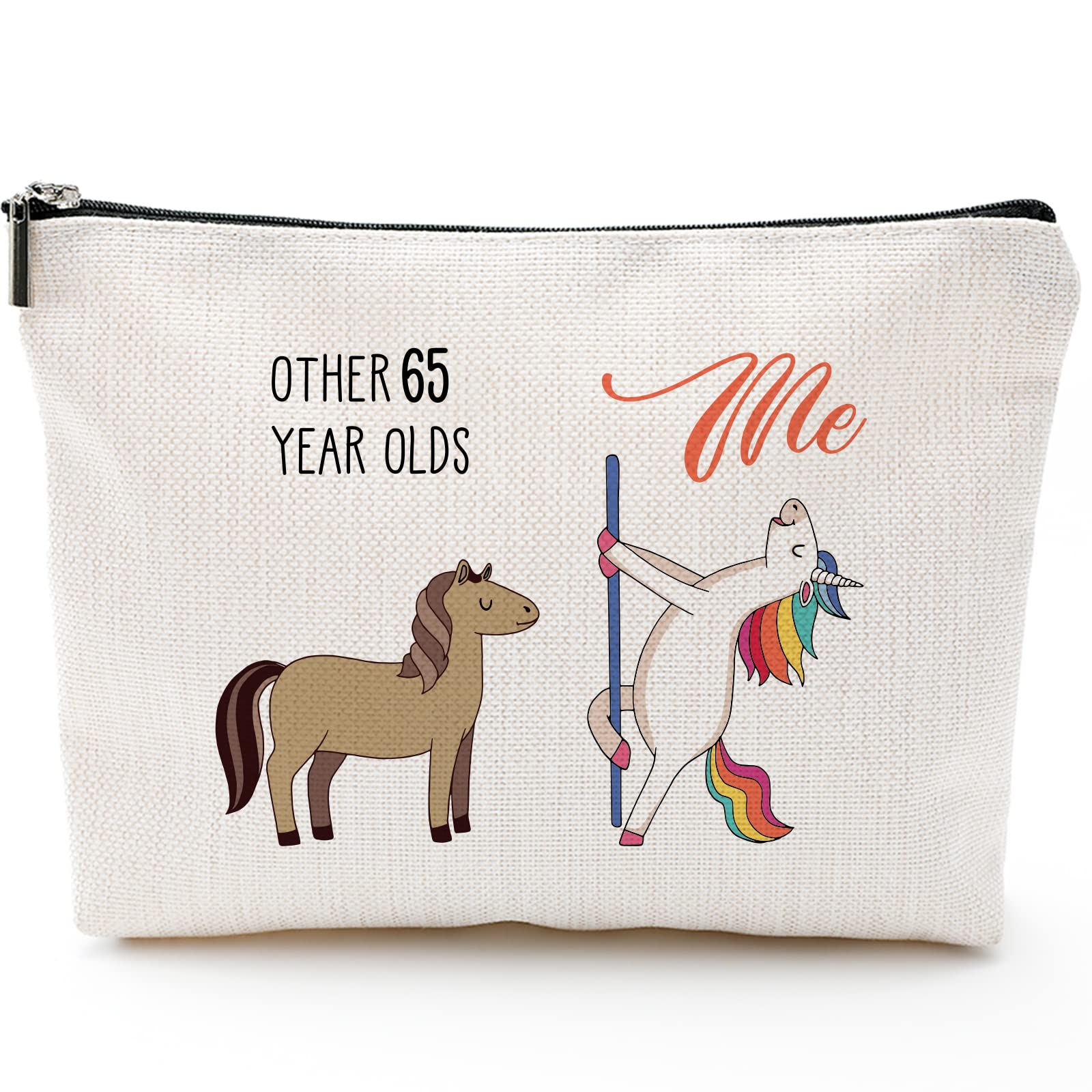65th Birthday Gifts for Women - Funny & Unique 65 Years Old Birthday Present for Mom, Aunt, Sister, Friend, Boss, Coworker or Teacher - Perfect Retirement Gift Idea - Unicorn Theme - Great for Parties, Celebrations & Special Occasions