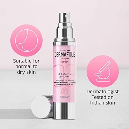 PrimeCraft Hydration Gel Cream with Shea Butter - 50ml | Long Lasting Face Moisturizer with Niacinamide & Vitamin E | Ultra Light Gel Formula for Non-Stick Matte Look | Perfect for Dry Skin & Daily Skincare Routine