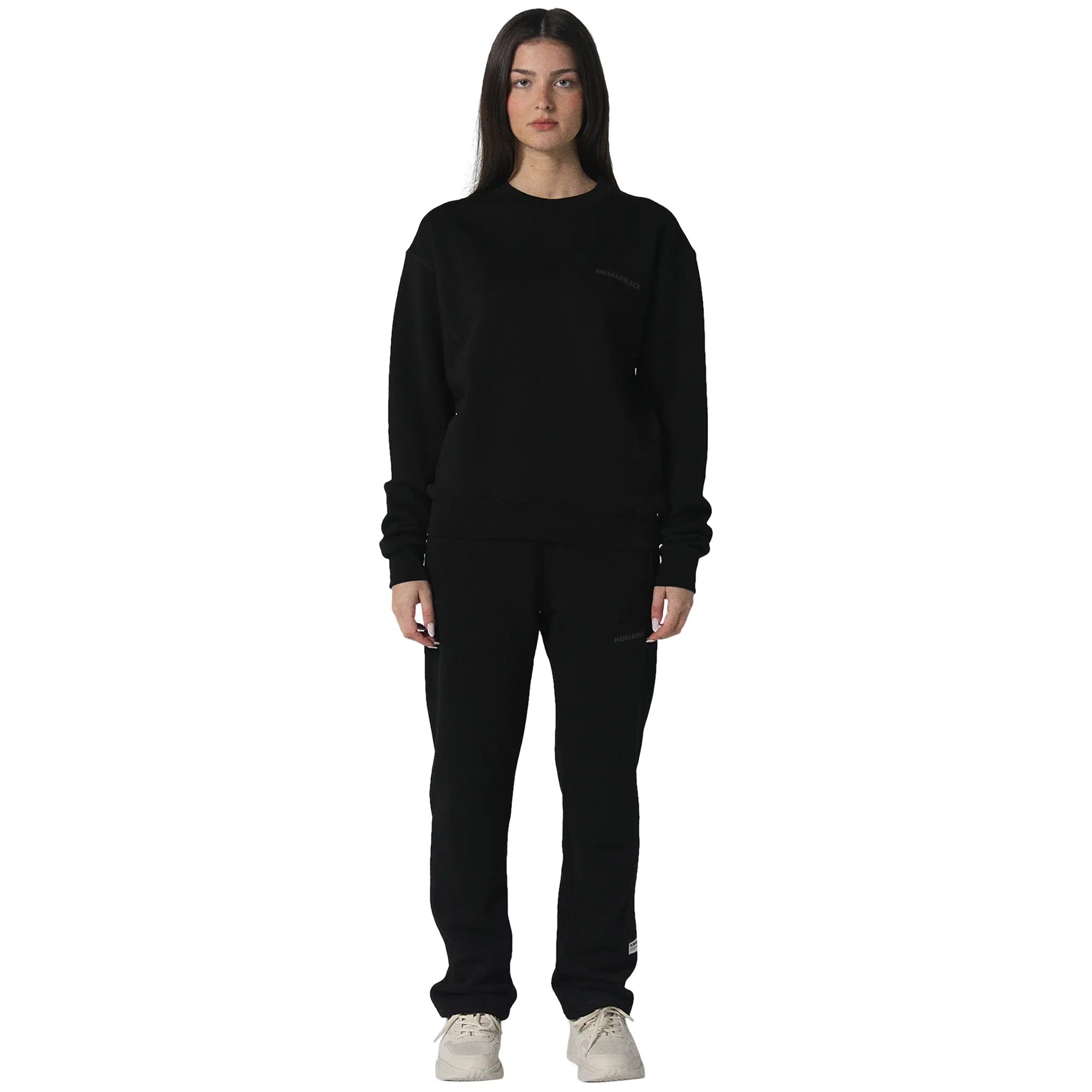 Human Race Mars Straight Leg Black Sweatpants for Men - Comfortable Casual Joggers with Elastic Waistband - Perfect for Gym, Running, Lounging and Streetwear Fashion