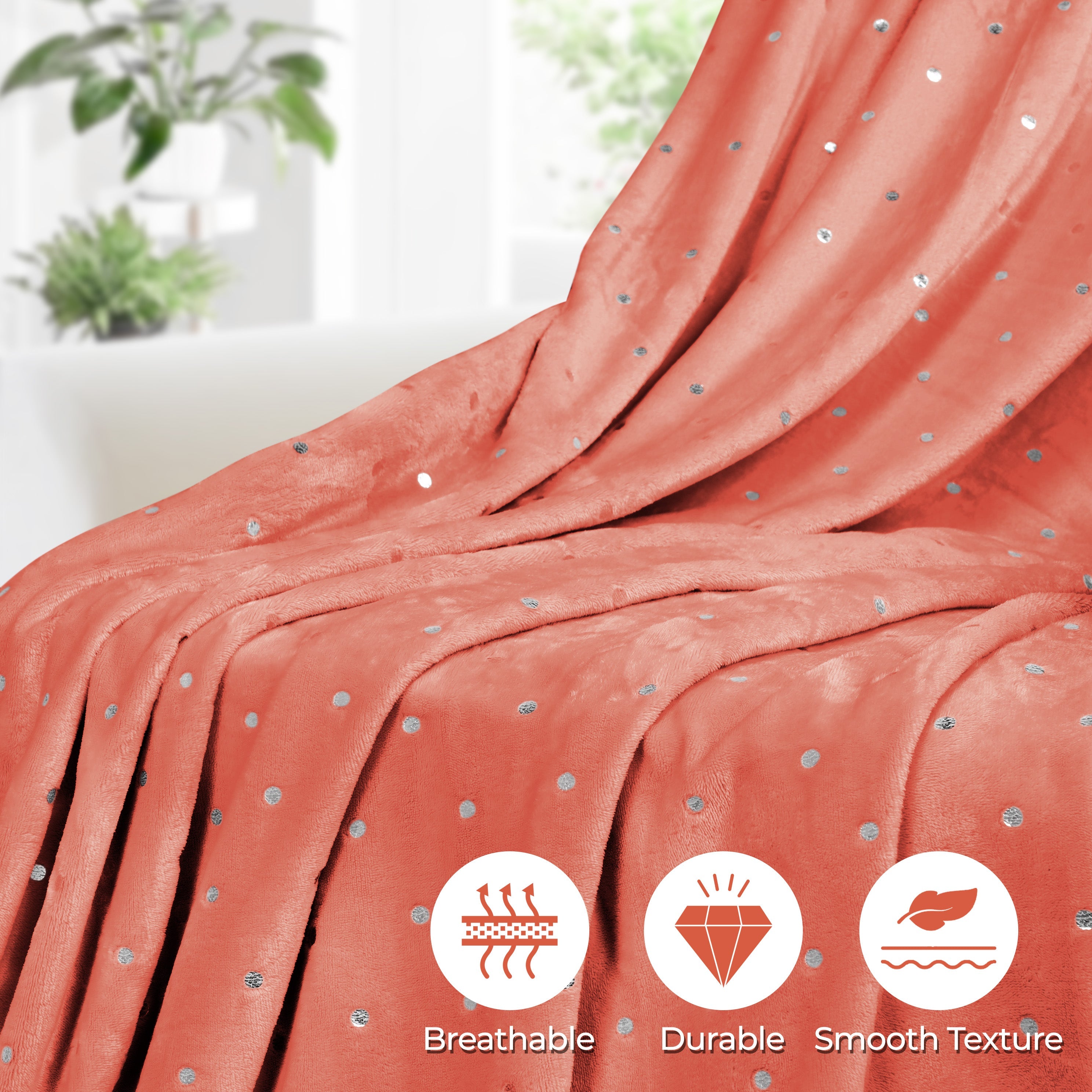 CozySoft Fleece Plush Blanket - Medium Weight, Ultra Soft & Fluffy - Perfect for Sofa, Bed, Couch & Home Decor - Warm Throw Blanket for Winter, Gifts & Cozy Nights