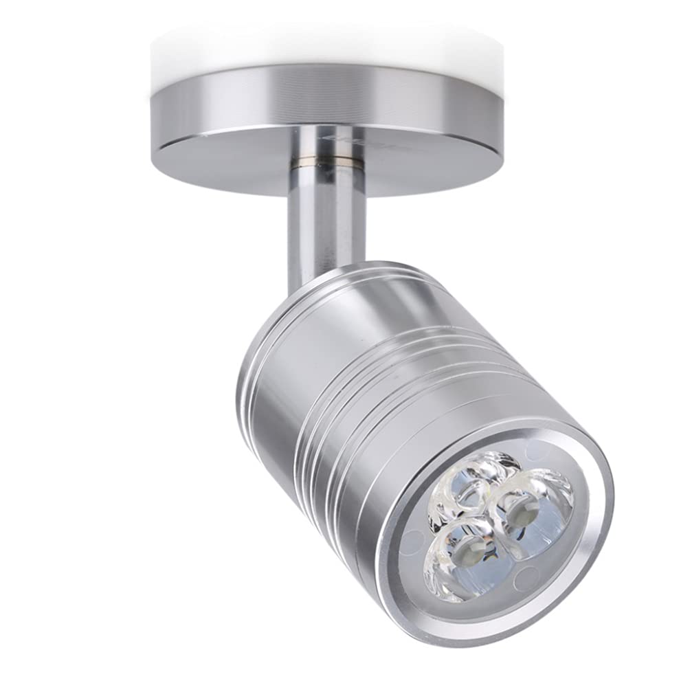 FOMIYES 3W Round LED Track Light Spotlight - 220V Warm White for Kitchen, Dining Room, Living Room Lighting | Modern Home & Commercial Interior Decoration