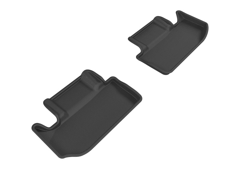 3D MAXpider Custom Fit Floor Mats for 2011-2020 Dodge Challenger Kagu 2nd Row - All-Weather Protection, Non-Slip Black Car Mats for Enhanced Interior Style & Comfort | Perfect for Daily Commutes, Road Trips & Family Protection