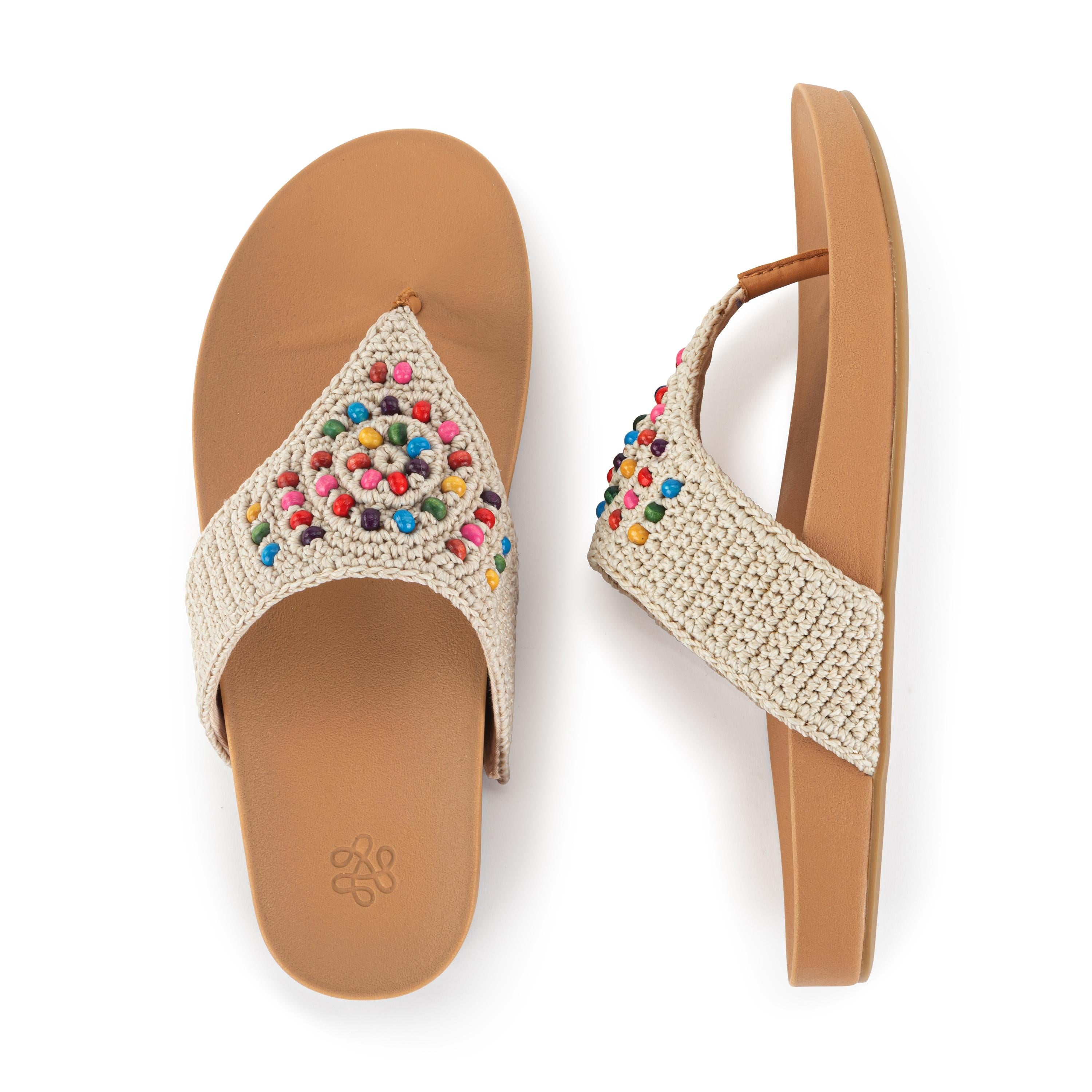 Everly Women's Comfortable Flat Sandals - Lightweight & Breathable Summer Shoes for Walking, Beach, and Casual Outings