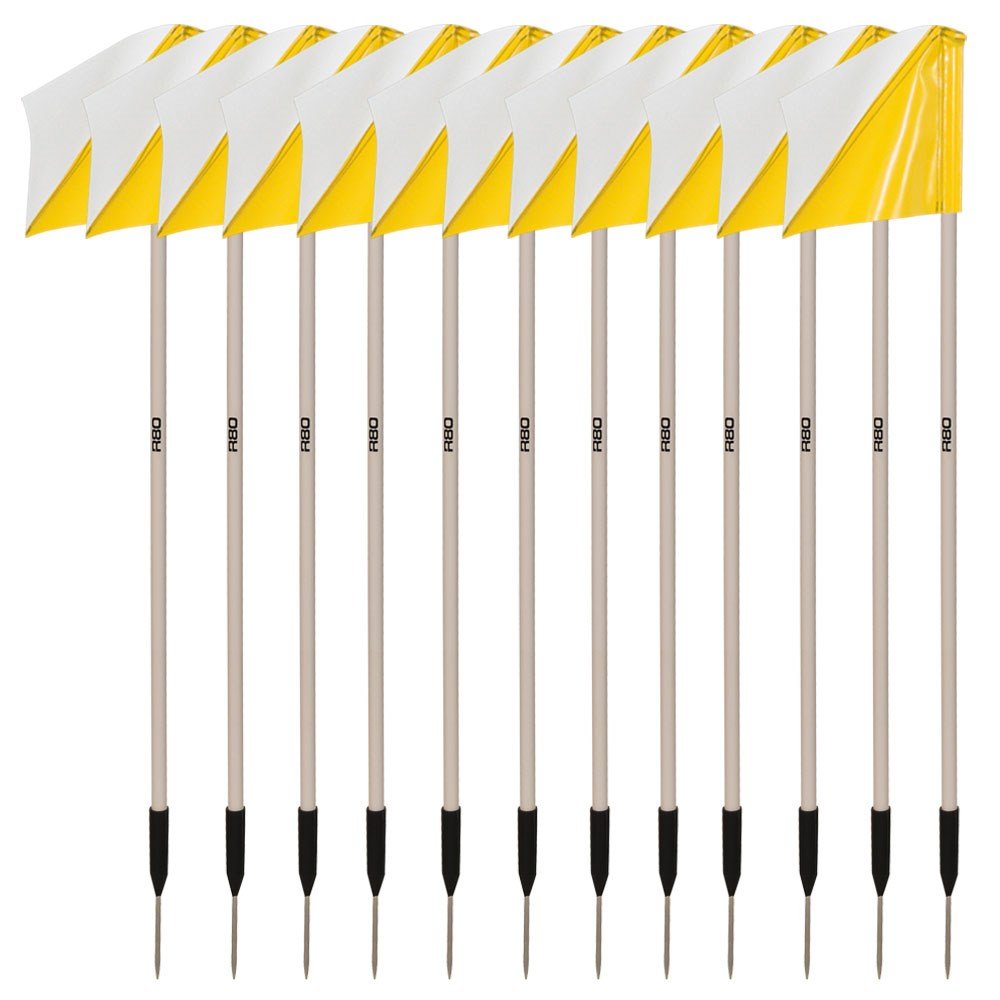 Premium Sideline Pole with Custom Club Colors Flag Sets - Perfect for Football, Soccer, and Sports Team Fan Support