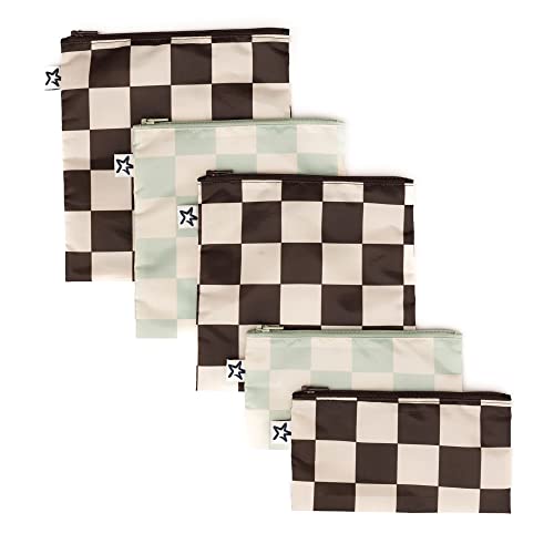 Checkers Black Green-5pcs