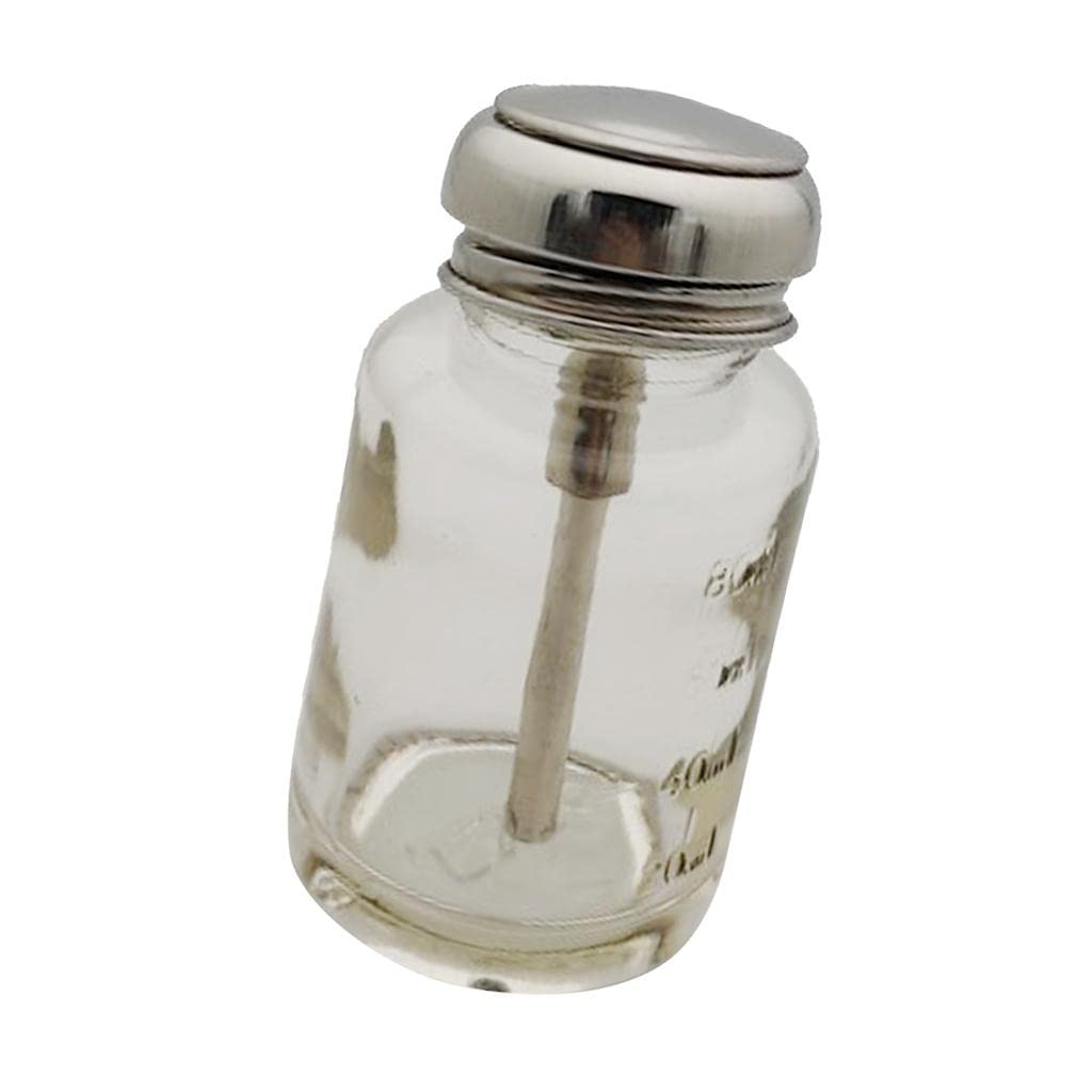 Jojomis 4-Size Empty Glass Pressure Bottle Set - Essential Oil Dispenser, Alcohol Spray Vials for DIY, Travel & Home Use