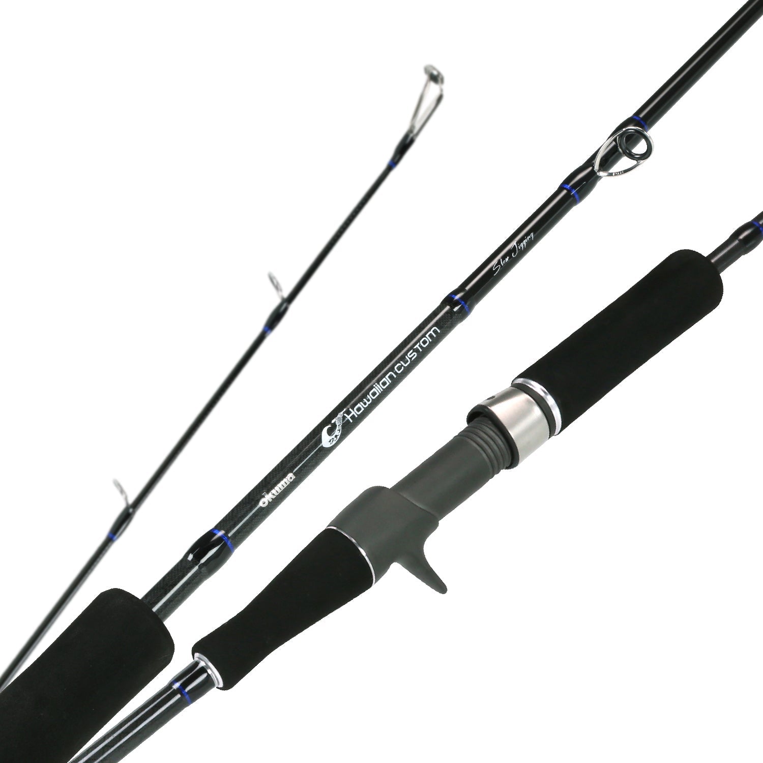 Okuma Hawaiian Custom Slow Jigging Fishing Rods - Premium Saltwater Rod for Deep Sea Jigging & Bottom Fishing | Perfect for Offshore Angling & Big Game Fishing