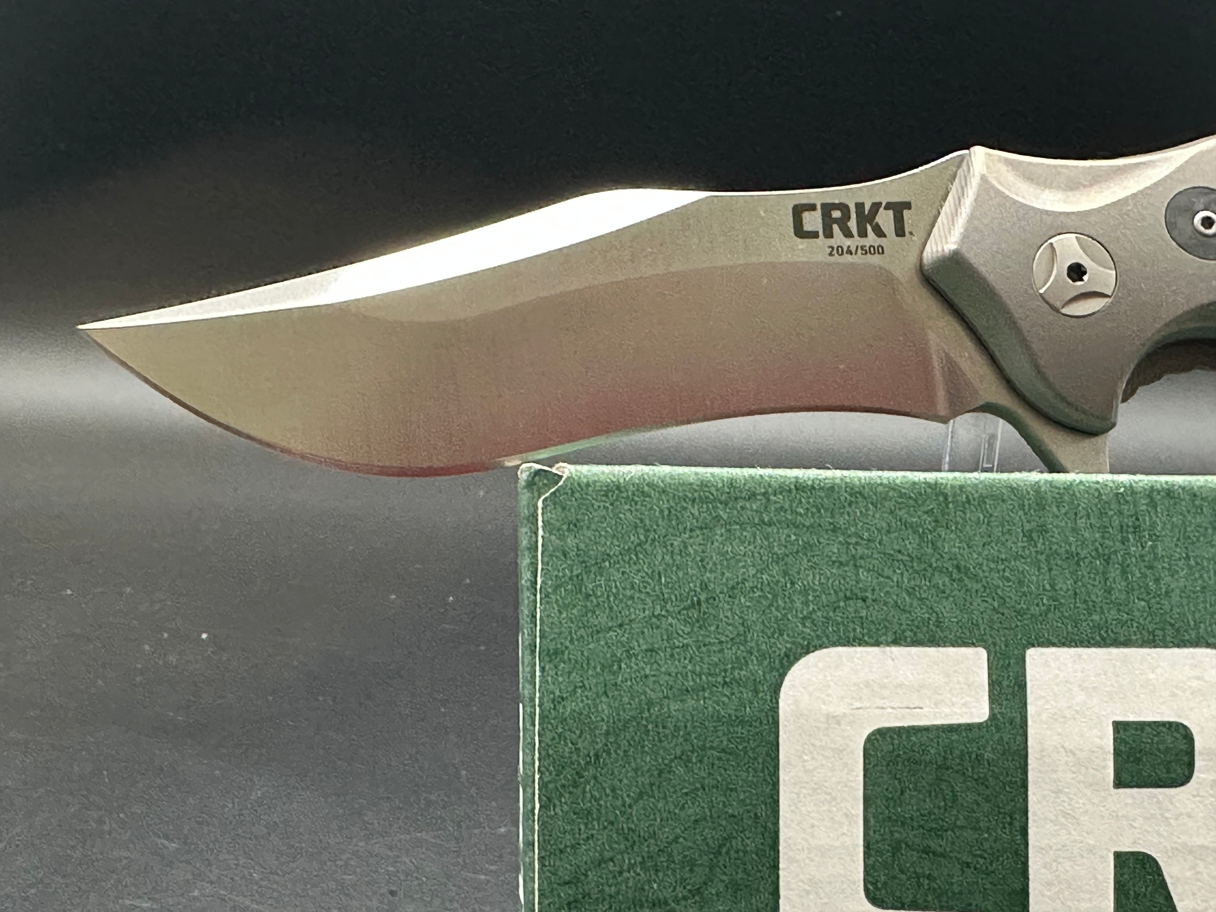 CRKT Onion Motley #204/500 Limited Edition Knife - Collector's EDC Pocket Knife for Outdoor, Camping & Everyday Carry