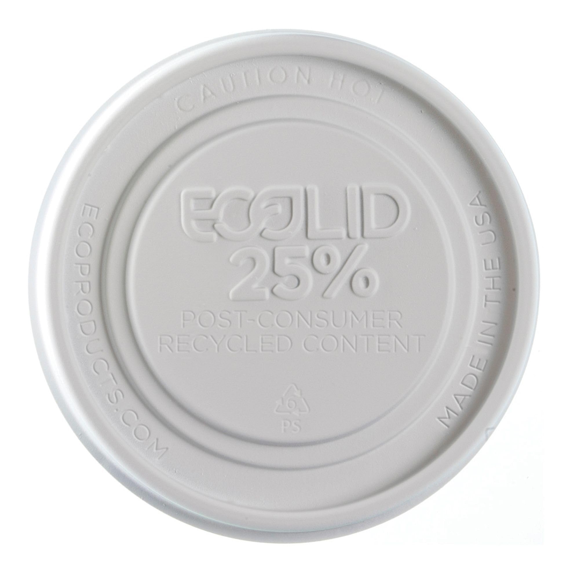Eco-Products 100% Recycled PET 8oz Paper Food Bowls with Dome Lids - Case of 1000, Clear Disposable Containers for Hot & Cold Foods, Fits 8oz Round Containers - Perfect for Takeout, Catering, Parties & Eco-Friendly Restaurants