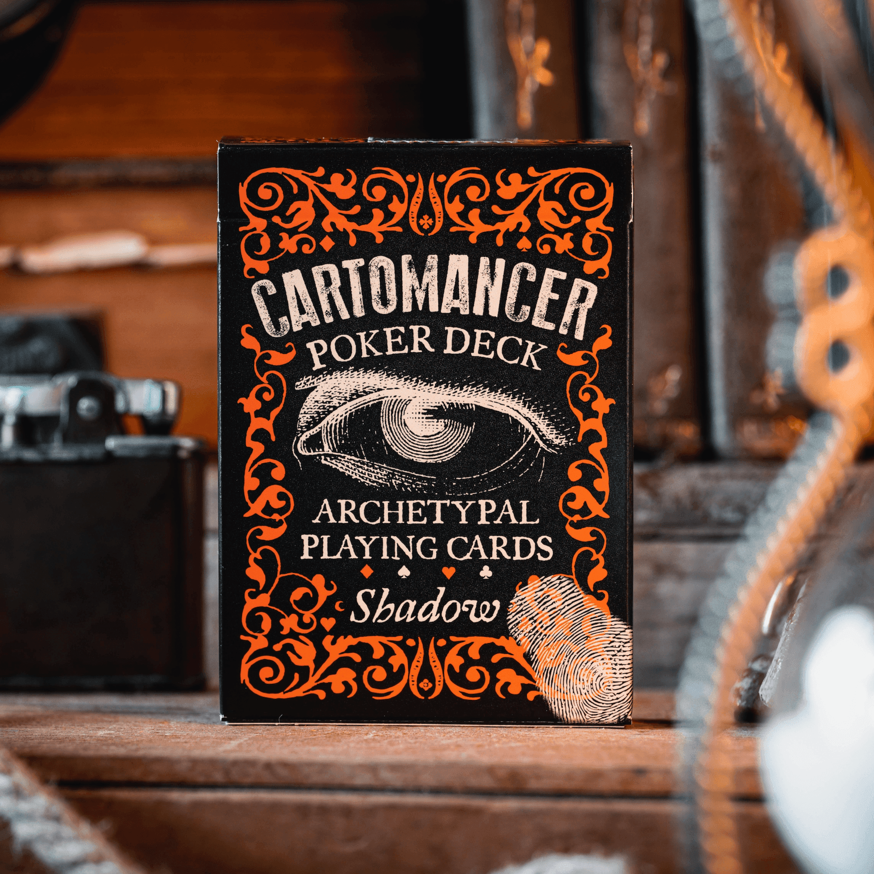 Cartomancer Shadow Playing Cards by Alain Benoit - Premium Gothic Tarot Cards for Magic Tricks, Fortune Telling & Cardistry | Perfect for Magicians, Tarot Readers & Collectors