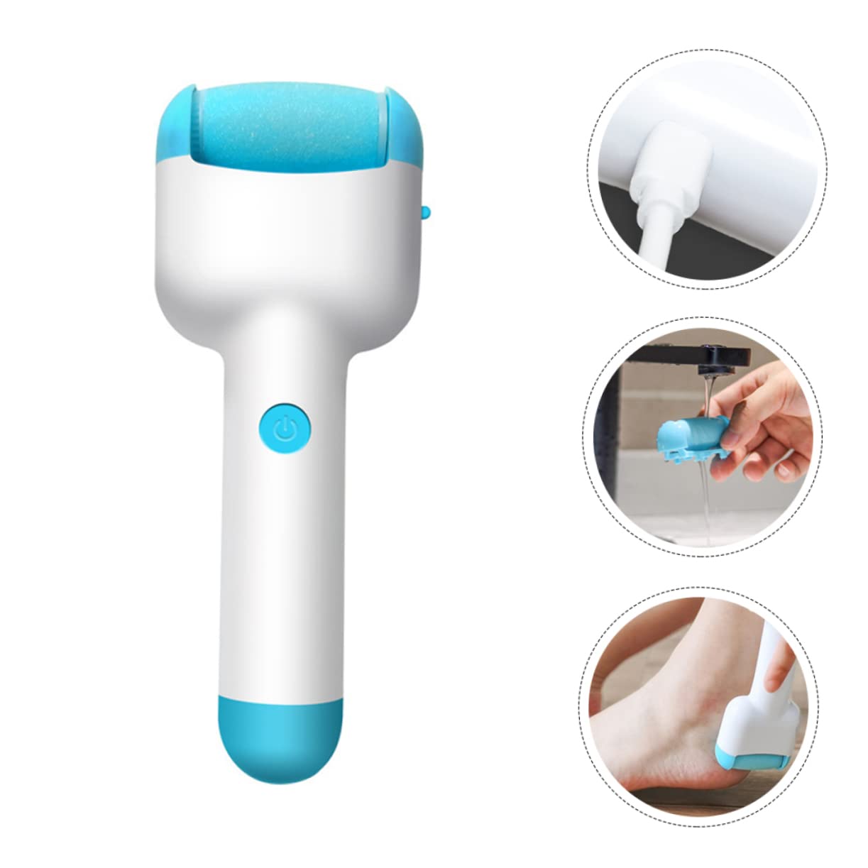 Electric Callus Remover for Feet - Rechargeable Pedicure Tool with Foot Grinder, Dead Skin Remover & Foot Care Kit - Perfect for At-Home Pedicures, Soft Feet & Professional Foot Care