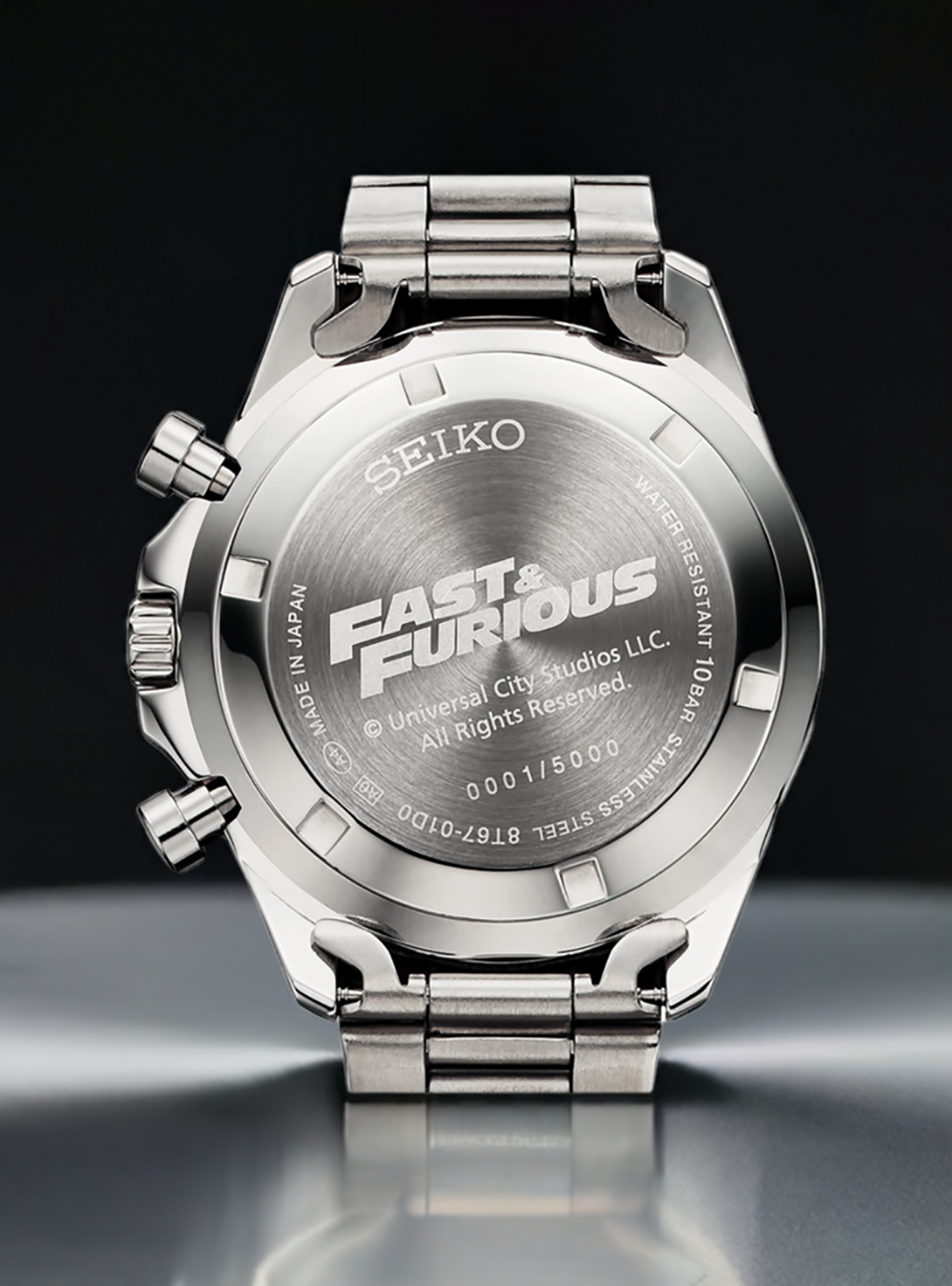 SEIKO x FAST & FURIOUS Limited Edition Brian's Watch - Japan Made Chronograph for Men - Perfect for Movie Fans & Collectors