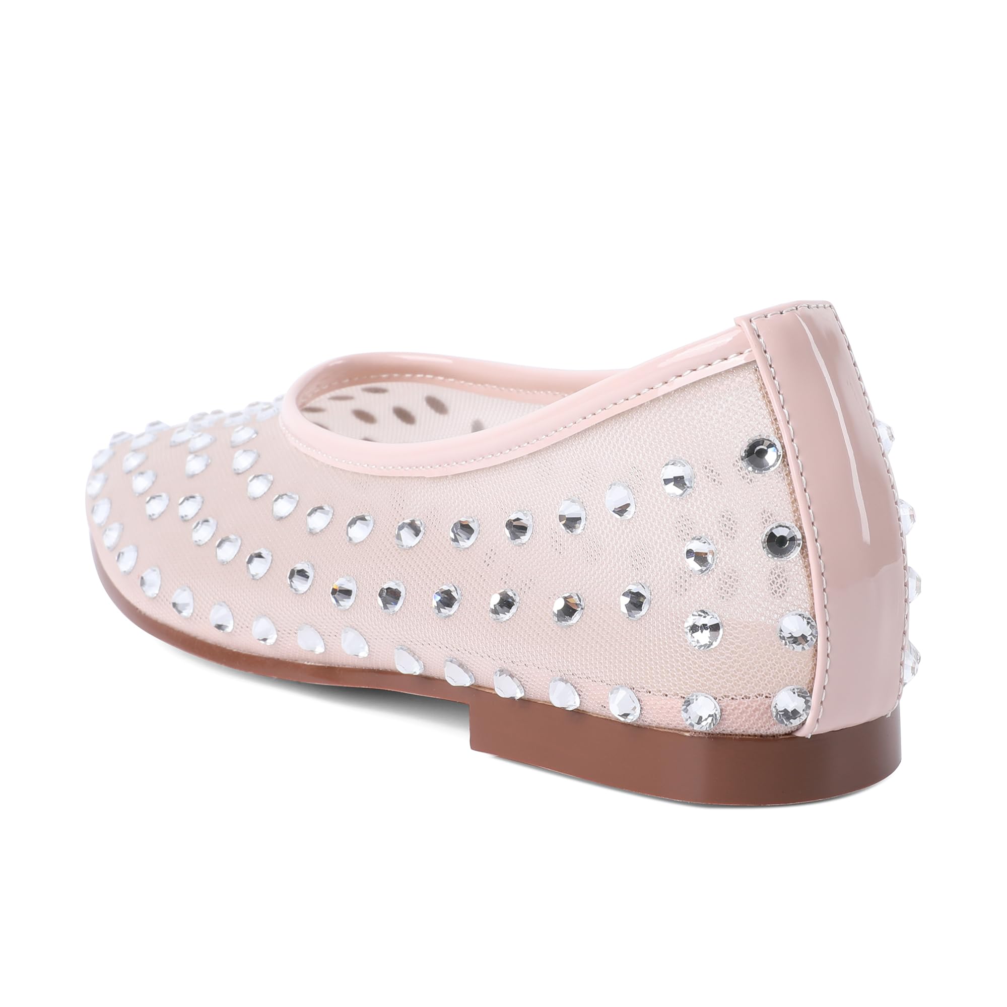 Eldof Women's Round Toe Slip On Ballet Flats - Comfortable Dress Shoes for Work, Office & Casual Wear