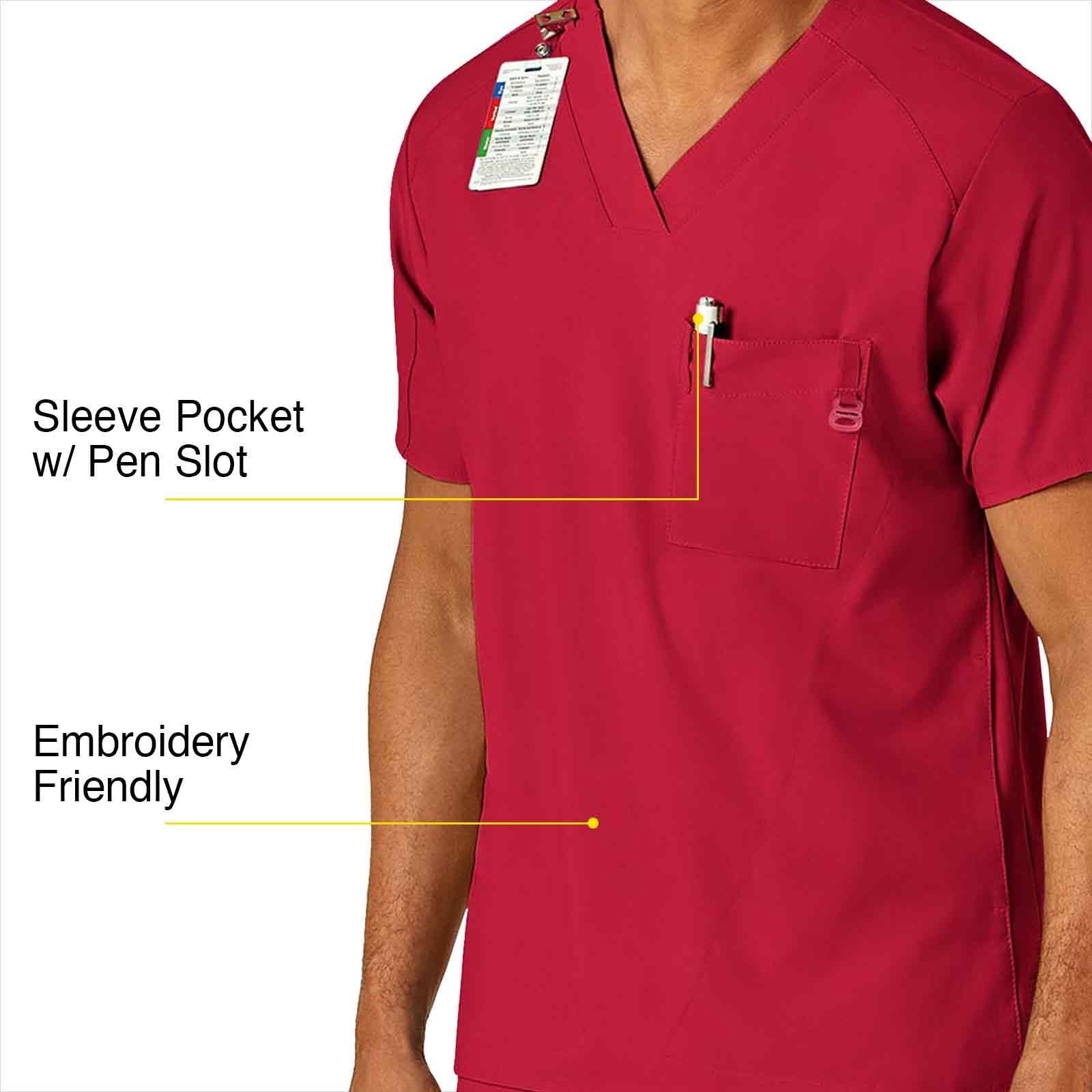 Carhartt Men's V-Neck T-Shirt - Comfortable Cotton Workwear for Construction, Outdoor & Casual Wear | Durable Short Sleeve Tee for Men