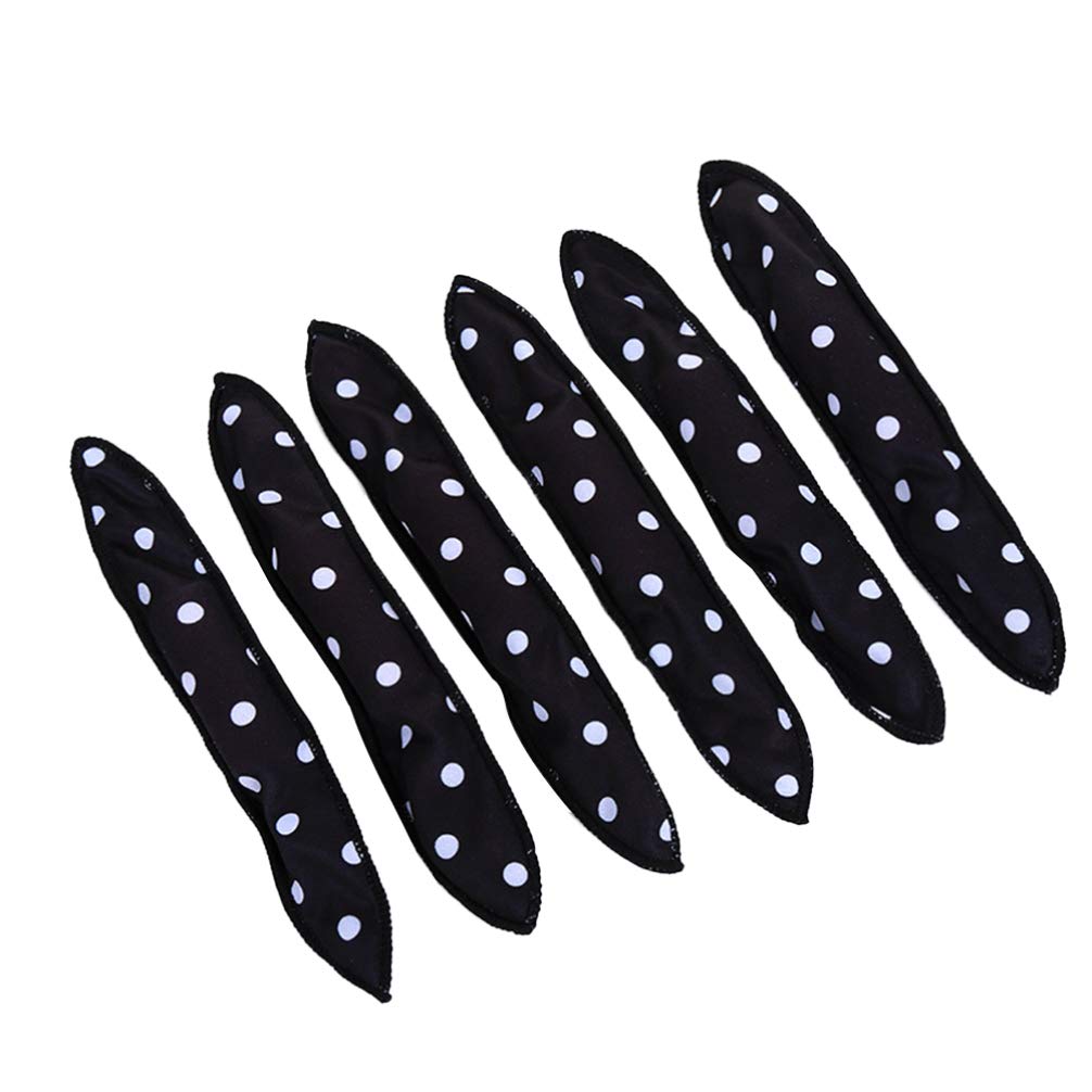 30pcs Sponge Hair Rollers for DIY Hair Styling - Soft Foam Hair Curlers for Women (Black) | Perfect for Home Salon, Party Hairstyles & Daily Curls