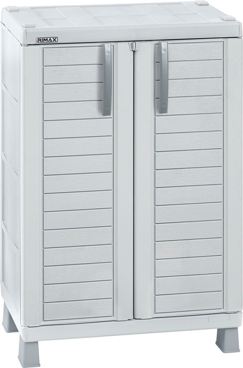 11567 Medium Grey Outdoor Storage Box - Weatherproof & Durable for Patio, Garden, Backyard Organization (Perfect for Cushions, Toys & Pool Accessories)