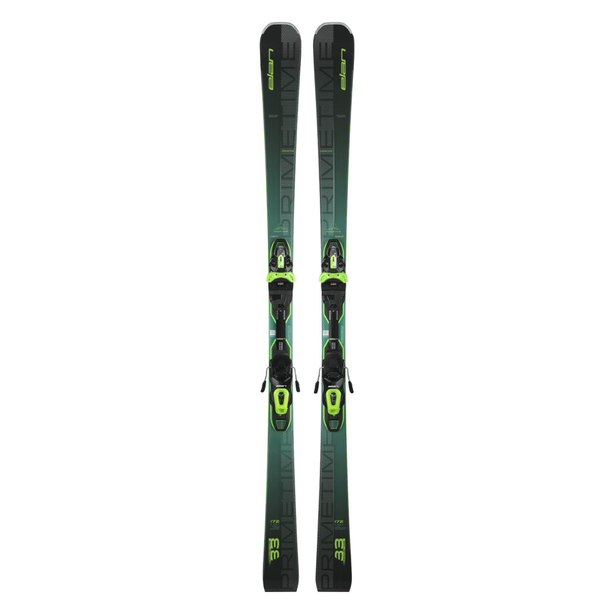 Elan PRIMETIME 33 FX Skis with EM 11.0 DB393019 Bindings - 2025 Model | All-Mountain Performance for Intermediate to Advanced Skiers | Perfect for Groomed Trails and Powder Days