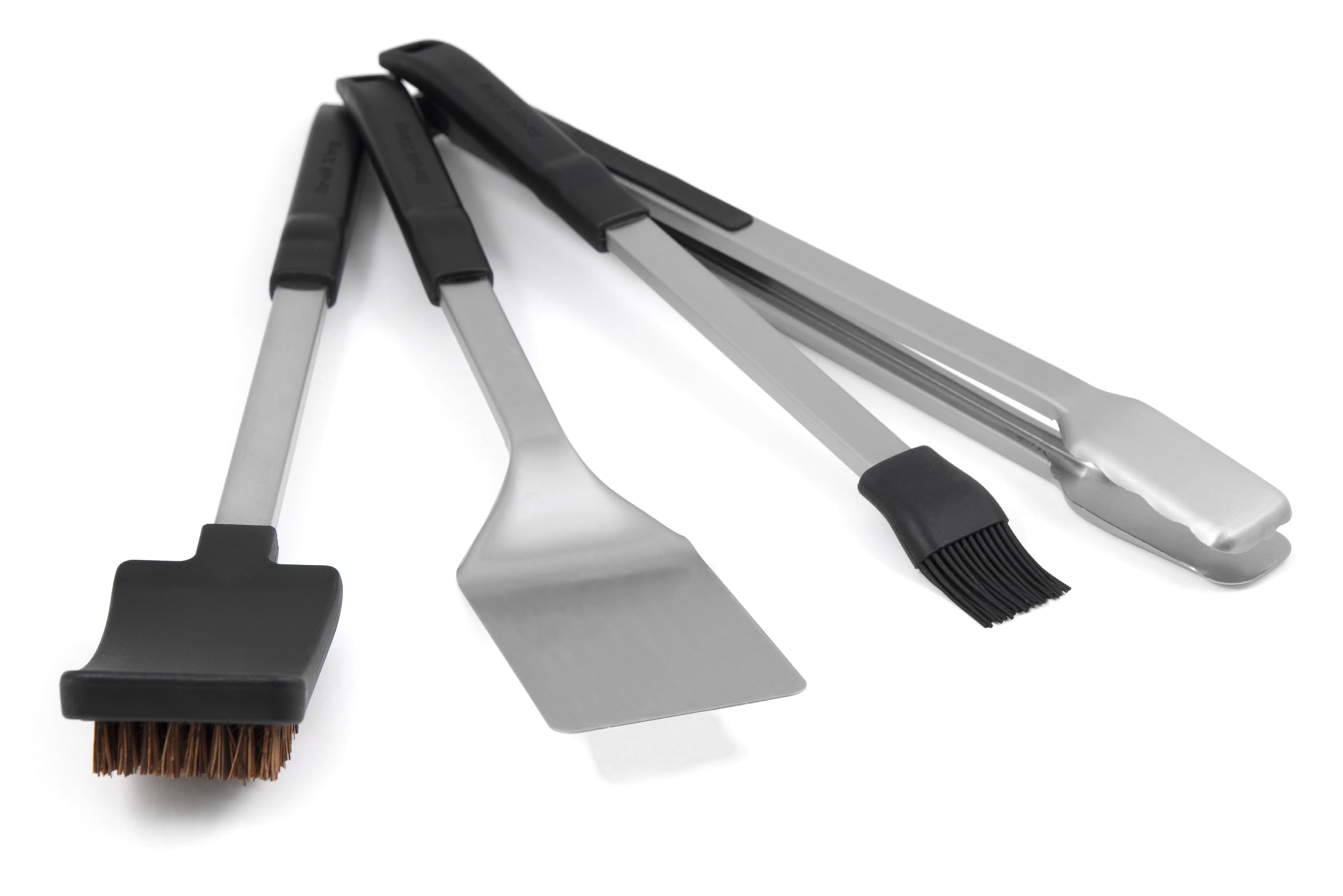 Broil King 64003 Baron Series 5-Piece Stainless Steel BBQ Grill Tool Set for Outdoor Cooking, Grilling, and Backyard Barbecues