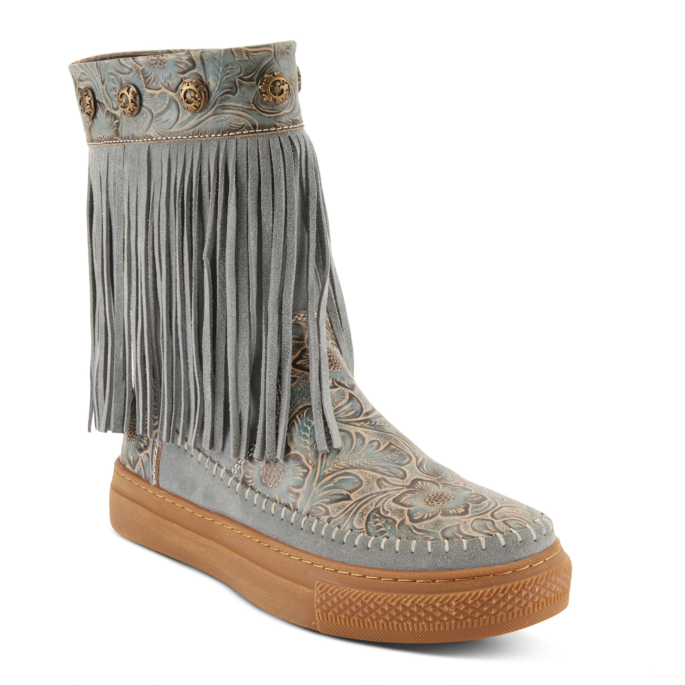 Spring Step L'Artiste Women's Fringely Booties - Stylish Ankle Boots with Fringe Detail for Fall & Winter | Perfect for Casual Outfits, Office Wear & Date Nights