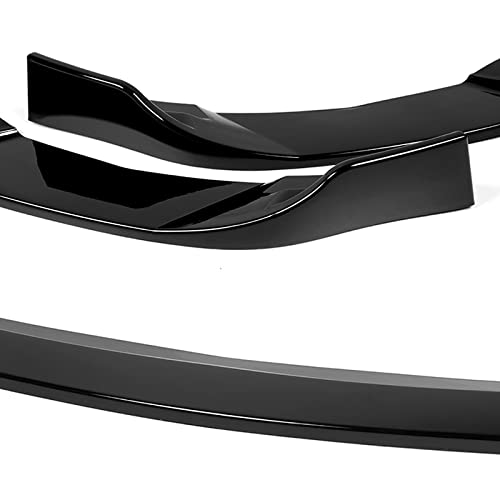 3PCS Front Bumper Lip Kit for 2012-2017 Hyundai Veloster Base | STP-Style Splitter Trim Protection Spoiler | Black Air Dam Chin Diffuser | Enhances Aerodynamics & Sporty Look for Street Racing & Car Shows