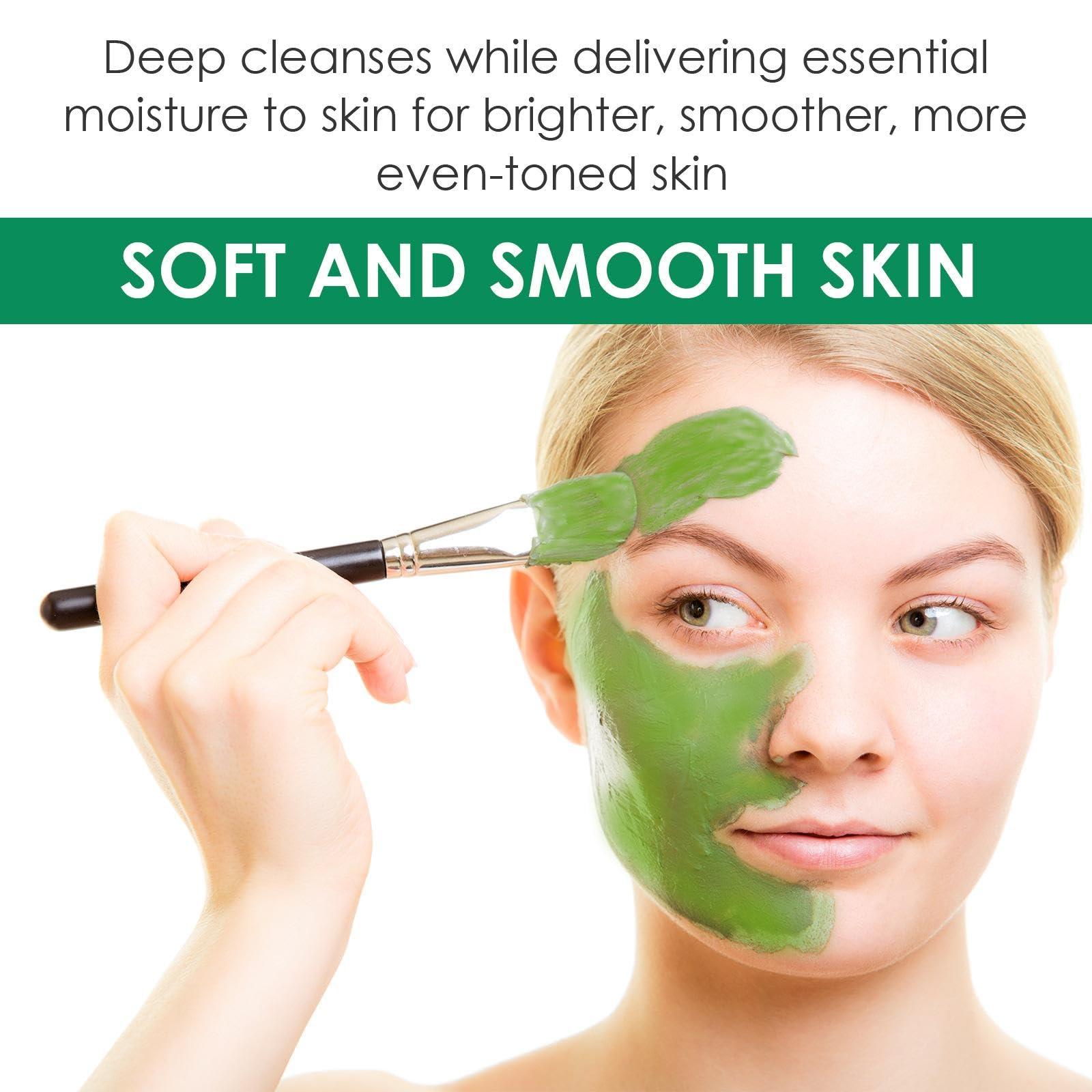 40 Pack Green Tea Vitamin Facial Mask - Deep Cleansing, Acne Removal & Moisturizing for Pore Refinement - Perfect for Daily Skincare & Spa Night Routine