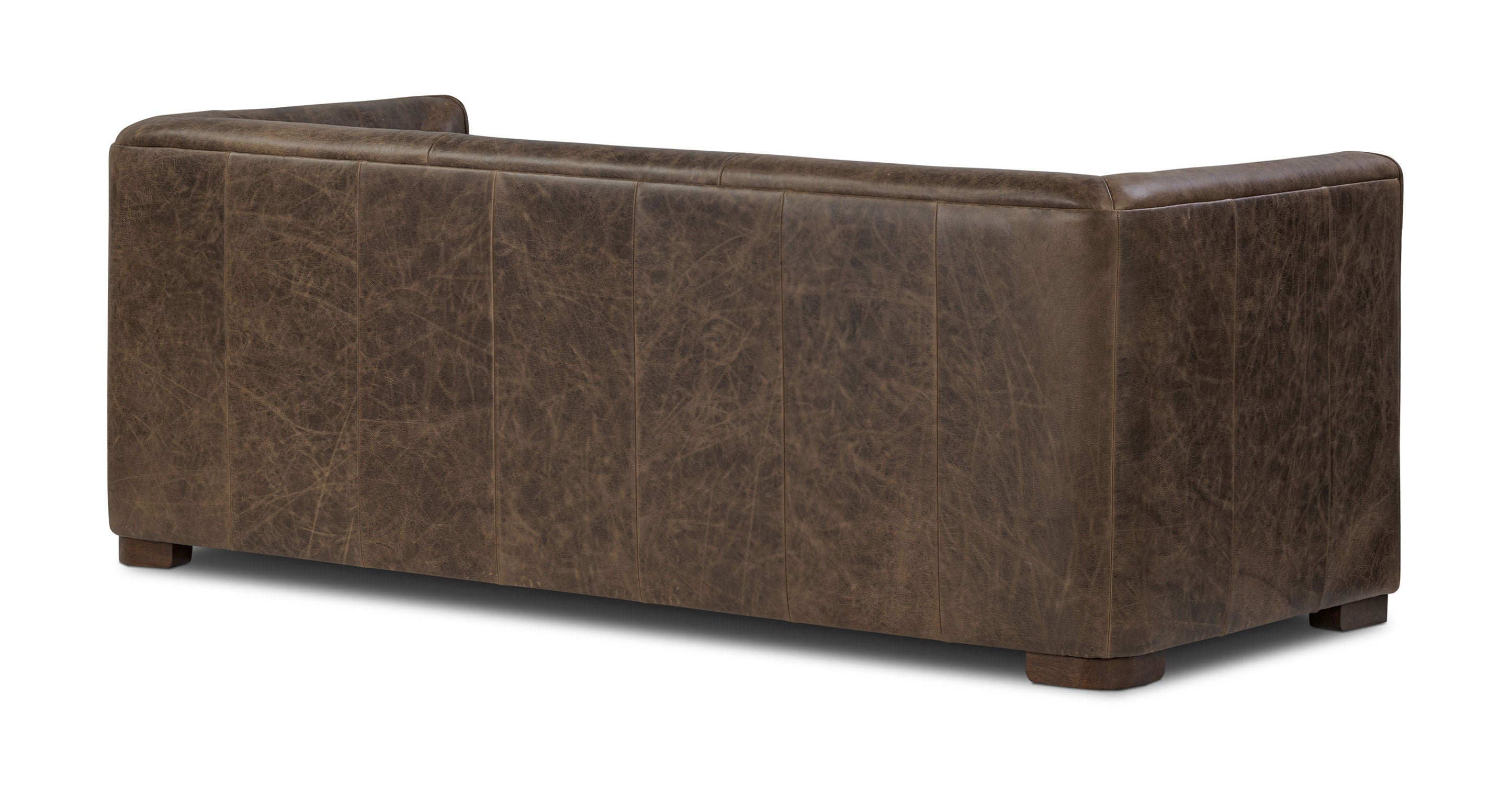 Essex 86 Leather Pull-Out Convertible Sleeper Sofa - Modern Leather Sofa Bed for Living Room, Guest Room & Small Spaces