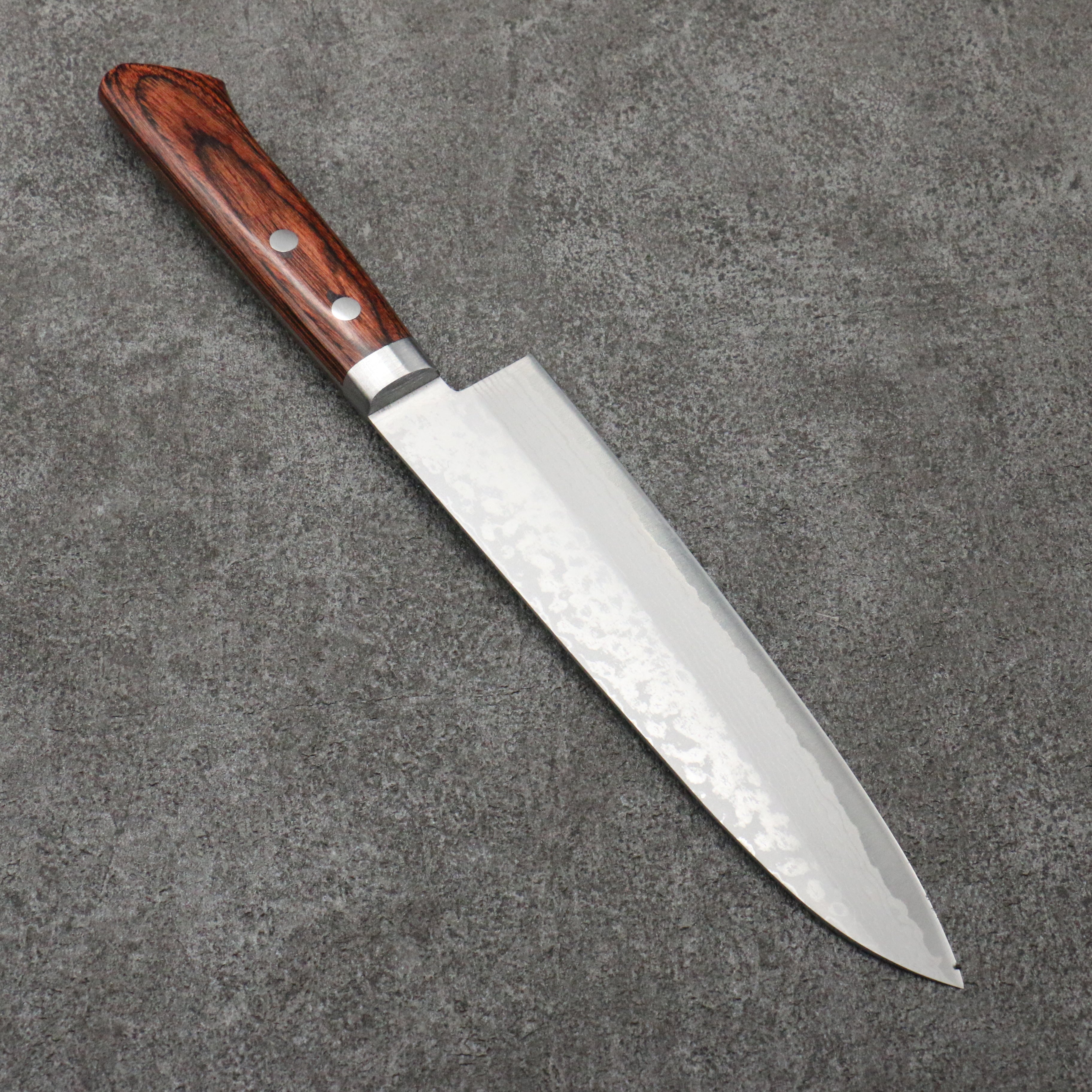 Premium Kunihira Sairyu VG10 Damascus Gyuto Chef Knife 180mm - Japanese High Carbon Stainless Steel Blade with Mahogany Handle - Perfect for Sushi, Meat Slicing & Professional Kitchen Use