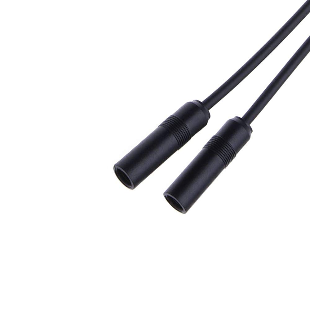 Universal DIN Female to Female Car Audio Antenna Extension Cable - 12 Inch for DVD Navigation, CD Player & Radio - Perfect for Car Stereo Upgrades & Signal Boosting