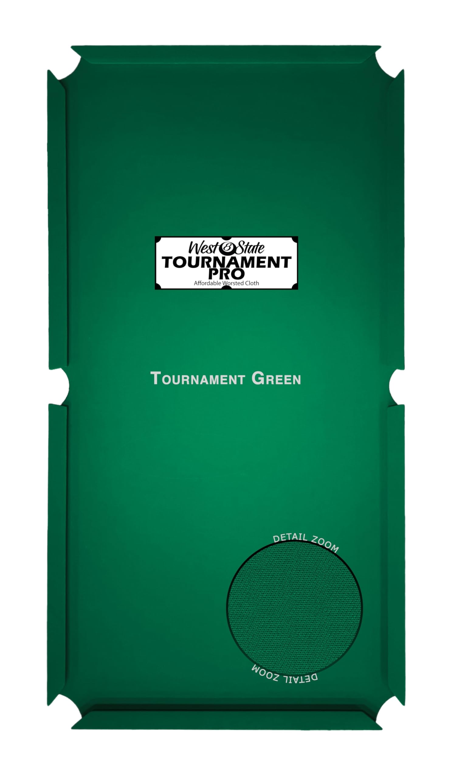 25 oz Tournament Pro Worsted Pool Table Felt Replacement Kit - Premium Billiard Cloth in Multiple Colors for Home Game Rooms & Professional Pool Tables