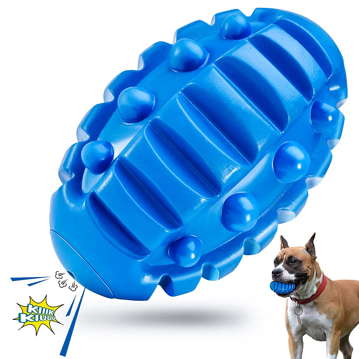 Feeko Interactive Dog Puzzle Toys - IQ Treat Ball & Squeaky Chew Toys for Small & Medium Dogs | Durable, Non-Toxic Dog Toys for Mental Stimulation & Training | Perfect for Indoor Play, Boredom Relief & Reward Training