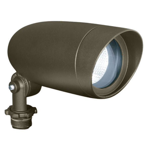 Nuvo Lighting 76/645 Dark Bronze Slim Bullet Landscape Flood Light 50W PAR16 - Outdoor Security & Garden Lighting for Pathways, Trees, and Architectural Features