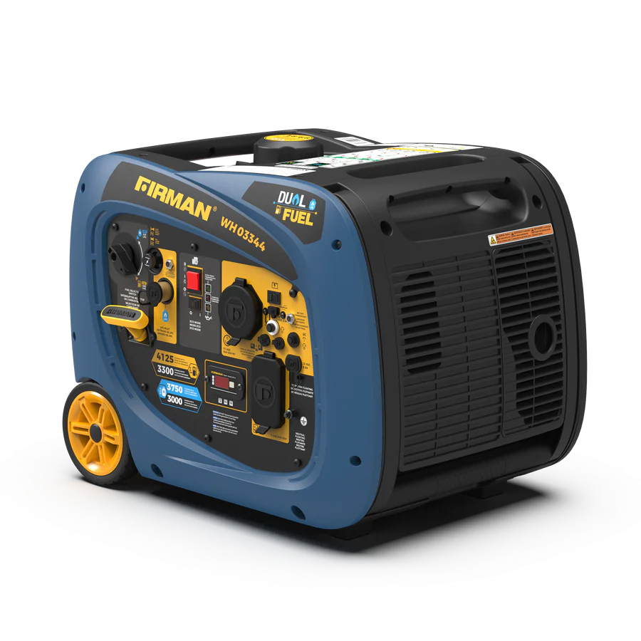 Firman WH03344 3300W/4125W Dual Fuel Inverter Generator with 30 Amp Electric Start - Portable Power for Camping, RV, Home Backup & Outdoor Events