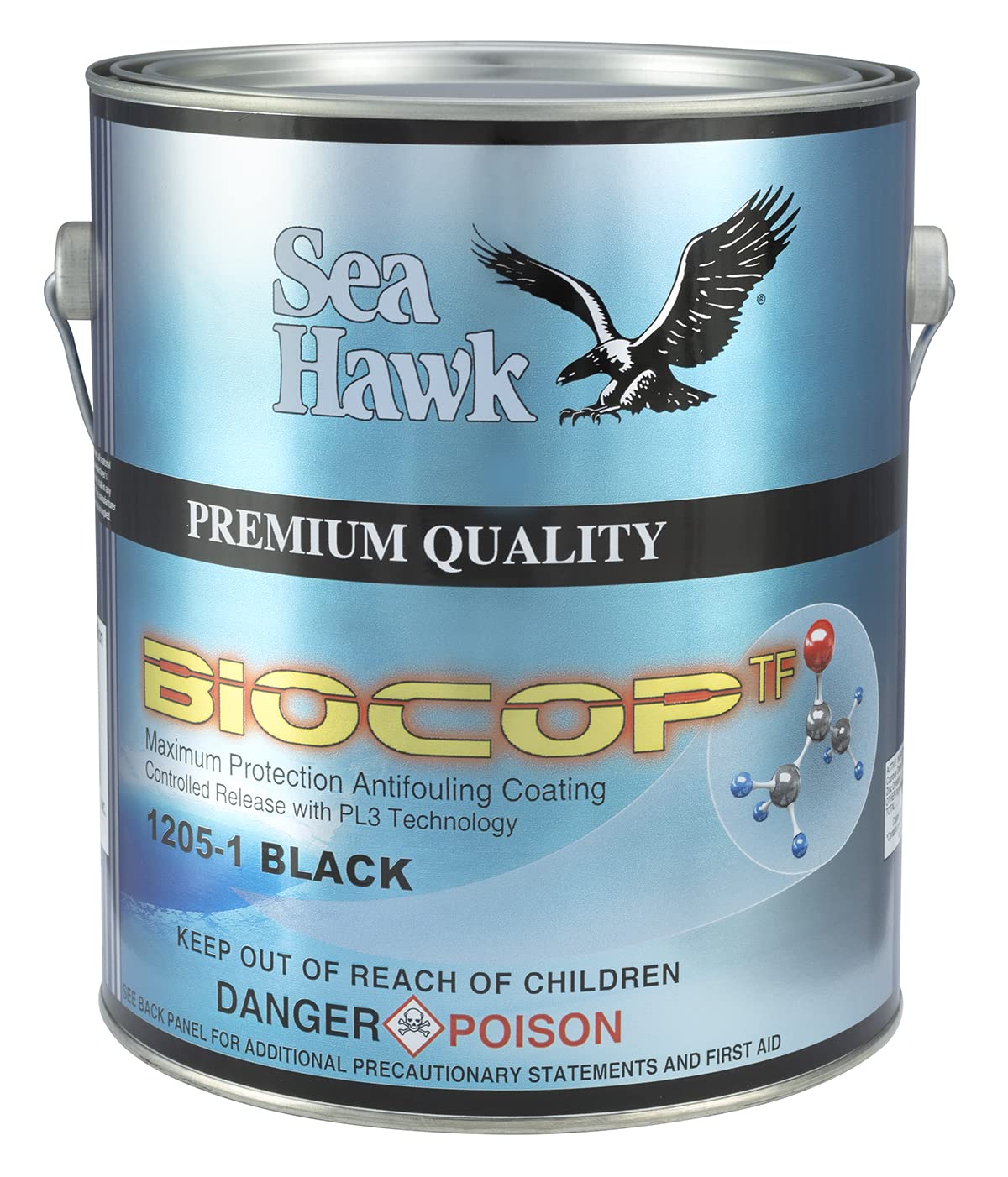 Sea Hawk Biocop TF Red Gl Antifouling Boat Bottom Paint – Premium Marine Coating for Saltwater & Freshwater Protection | Ideal for Yachts, Fishing Boats & Sailboats