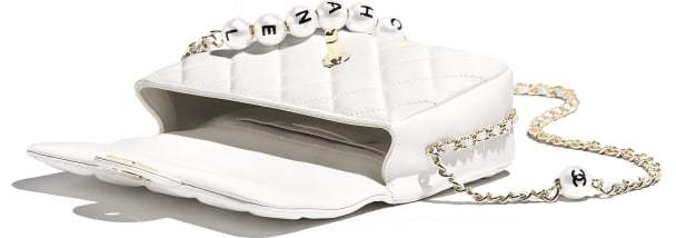 Chanel Wallet On Chain WOC Classic Caviar Leather Crossbody Bag with Gold-Tone Hardware in White - Perfect for Evening Events & Daily Luxury Accessories