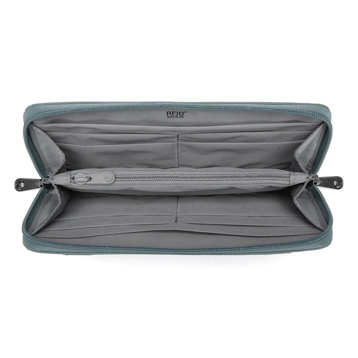 Pacsafe RFIDsafe™ RFID Blocking Continental Wallet - Secure Travel Wallet for Credit Cards & Passport - Perfect for International Trips & Daily Commute