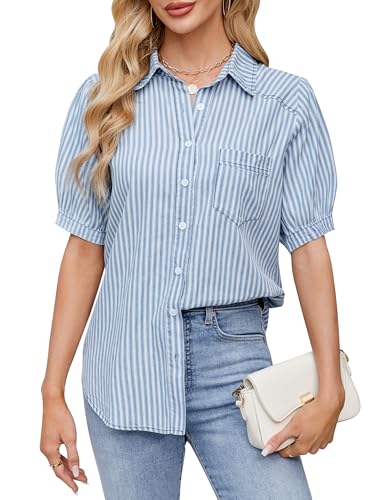 Sky Blue Striped