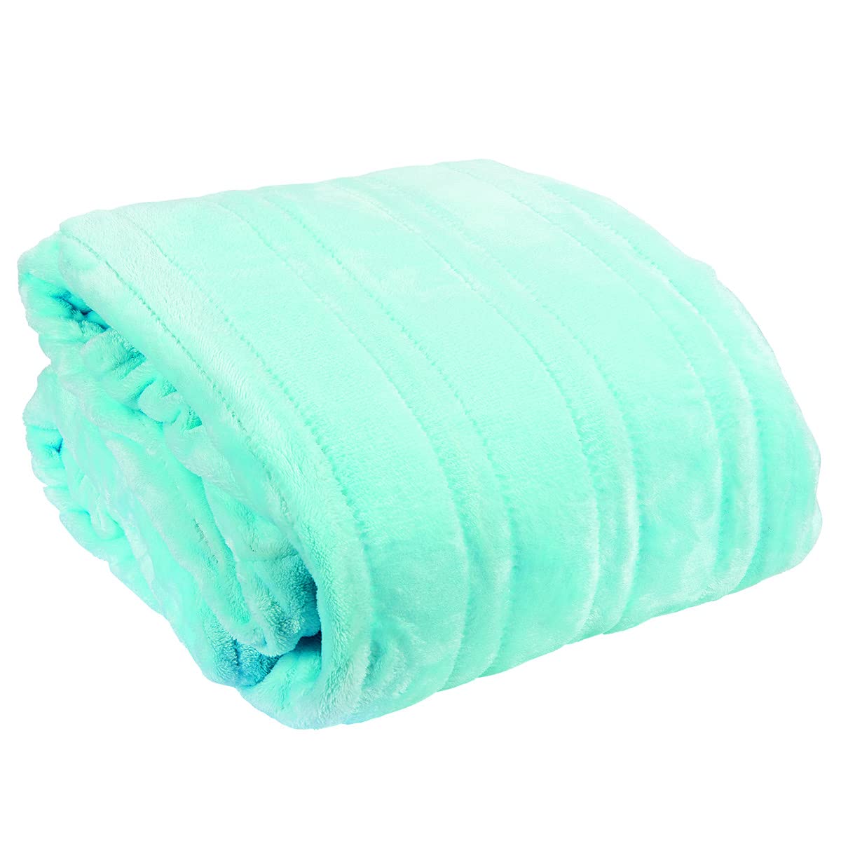 Westerly Full Size Electric Heated Blanket - Ultra Soft Aqua Blue Warming Blanket for Winter, Fast Heating with 10 Heat Settings & Auto Shut-Off - Perfect for Bed, Couch & Cold Nights