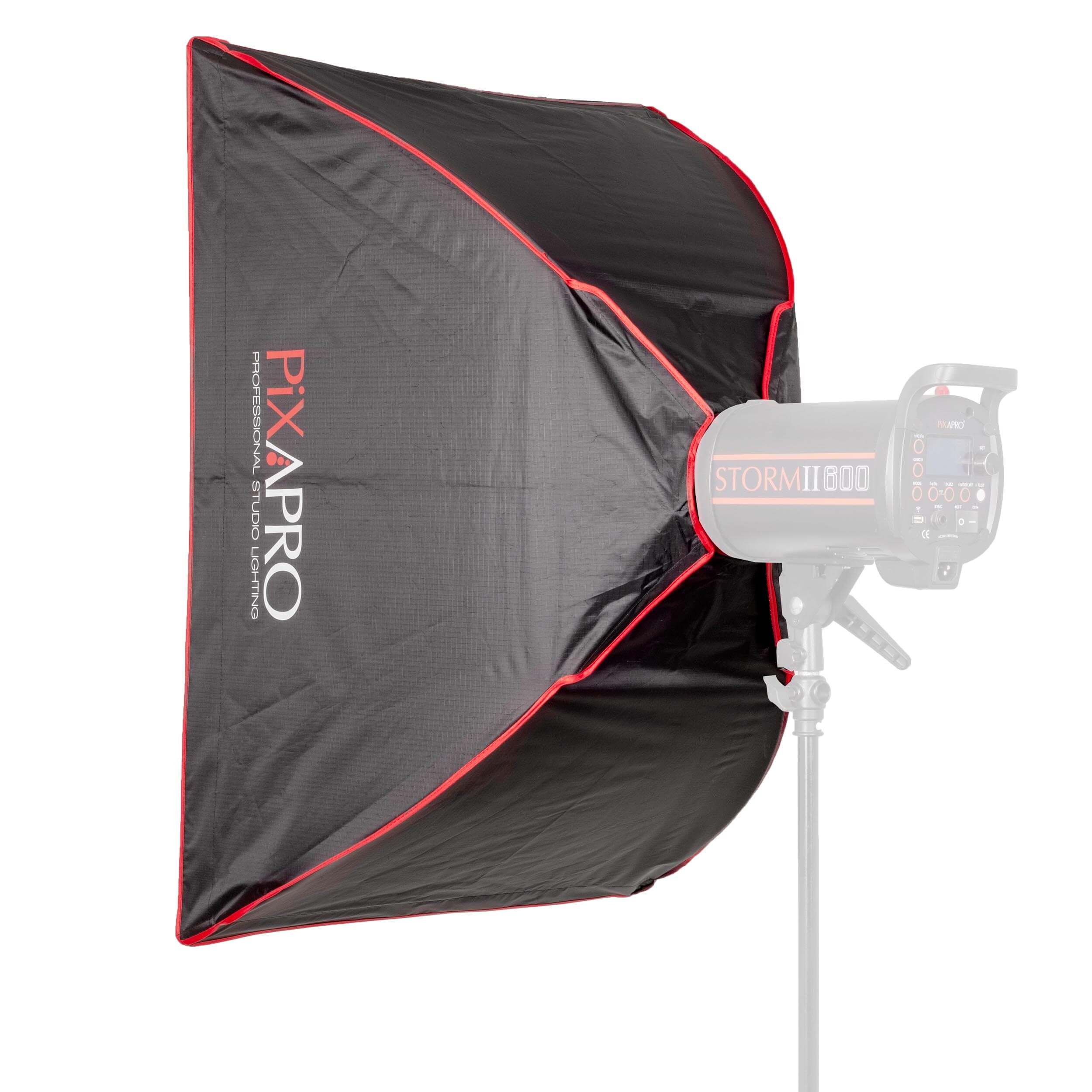60x90cm (23.6x35.4 Inch) Professional Rectangular Photography Softbox with Grid - Portable Lighting Diffuser for Studio, Product, and Portrait Photography - Perfect for Indoor/Outdoor Photo Shoots