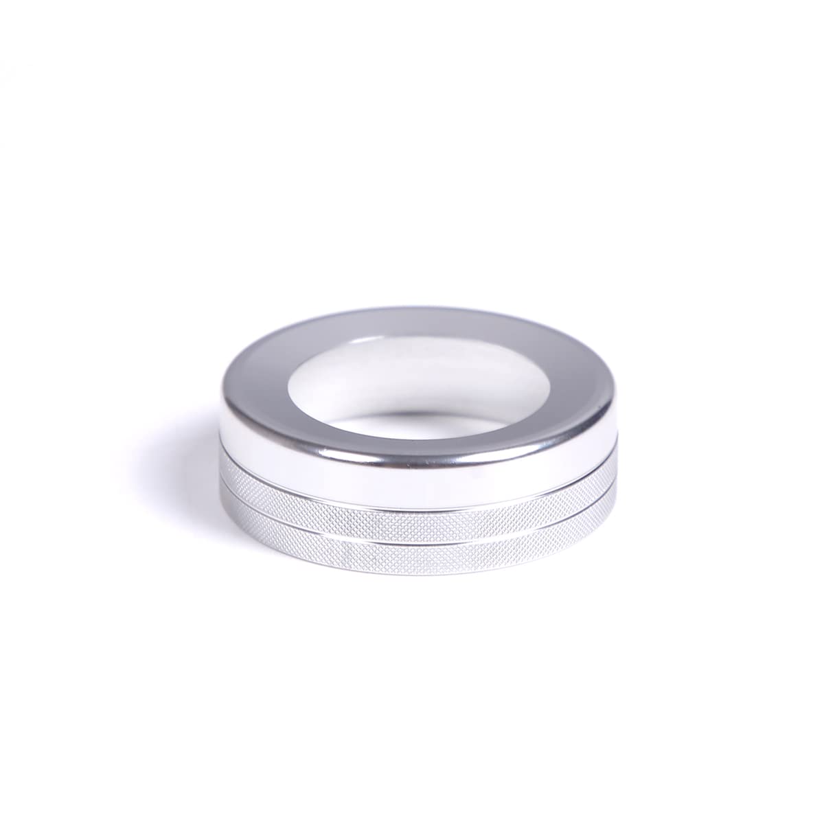 2014-2019 Chevy C7 Corvette Aluminum Interior Trim - TINKI Brightness Adjustment Dial & Driving Mode Knob Ring (1PC Silver) | Dashboard Accessories for Enhanced Driving Experience & Car Customization