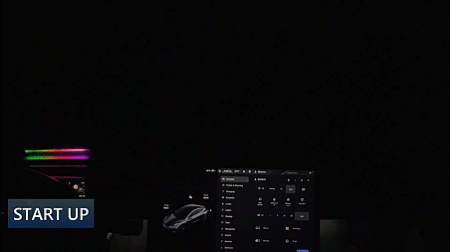 Tesla Model 3 & Y Dashboard Ambient LED Light Strip - Interior Car Accessories for Mood Lighting & Night Driving