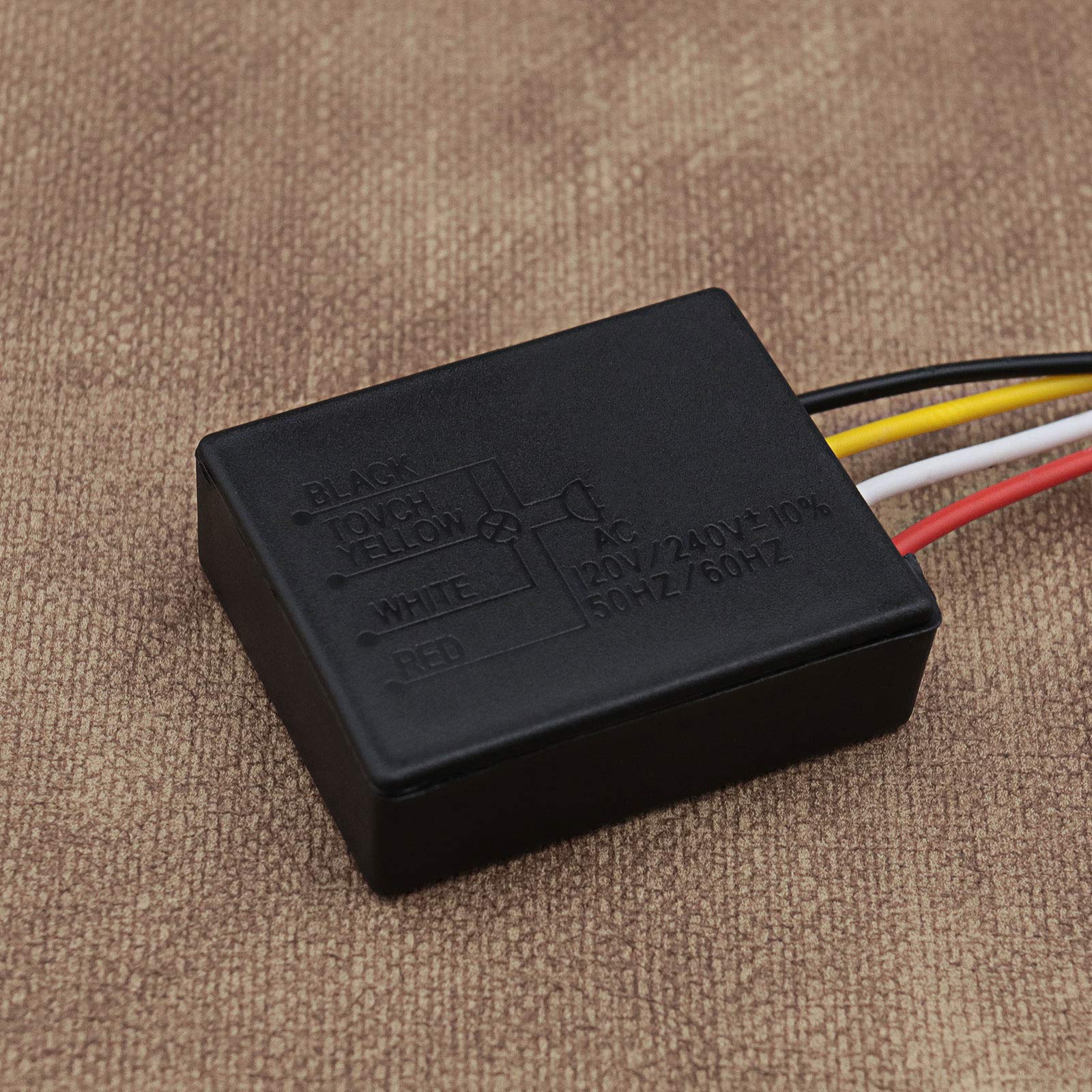2Pcs 3-Way Touch Control Sensor Switch Dimmer Module 110V-240V AC 50Hz for Lamps & Desk Lights - CE Certified for Home, Office & Bedroom Lighting Control