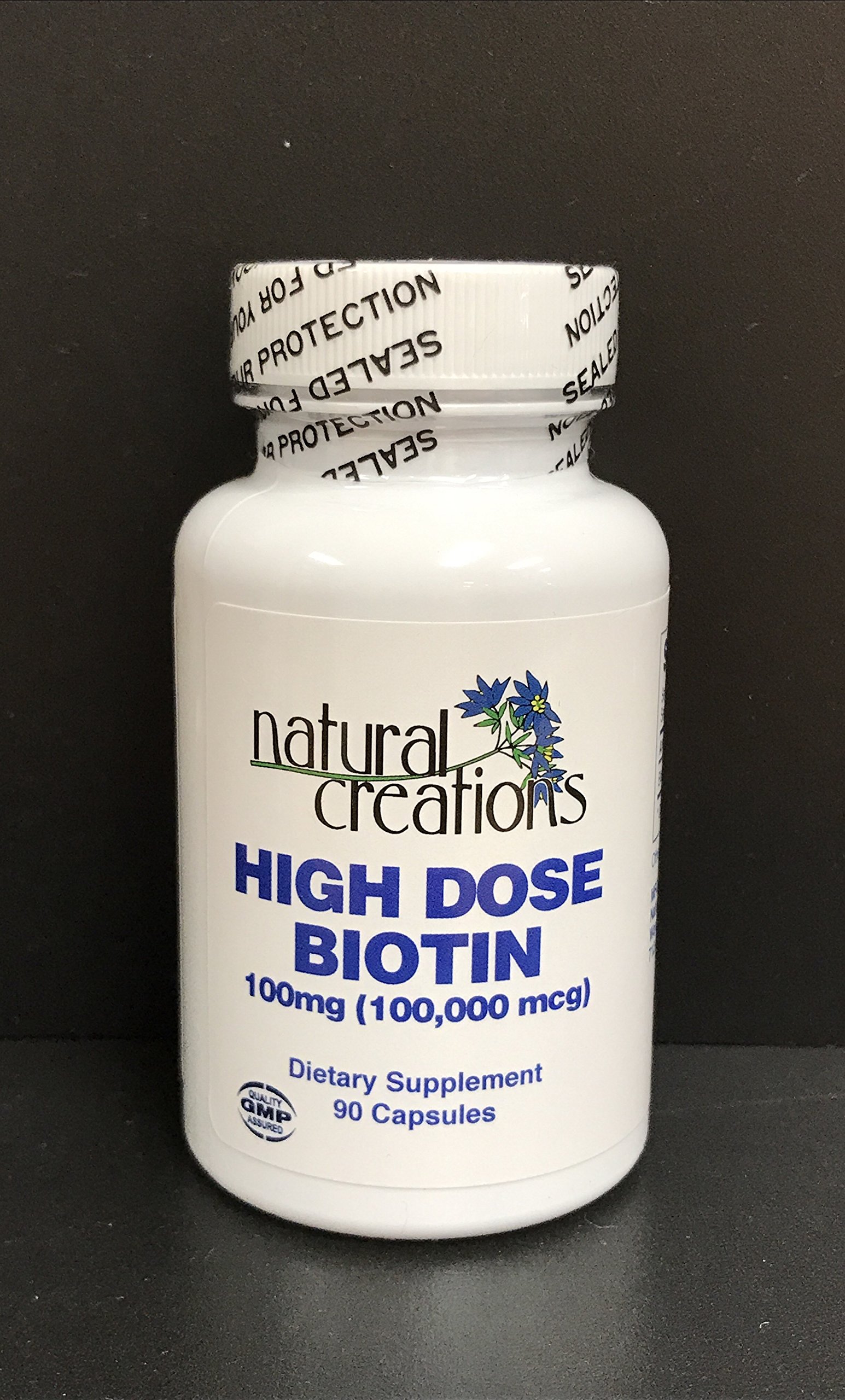 High Dose Biotin Supplement Bundle - 4 Bottles x 90 Capsules for Hair, Skin & Nails Growth | 360-Day Supply for Women & Men | Supports Healthy Hair Growth & Strong Nails