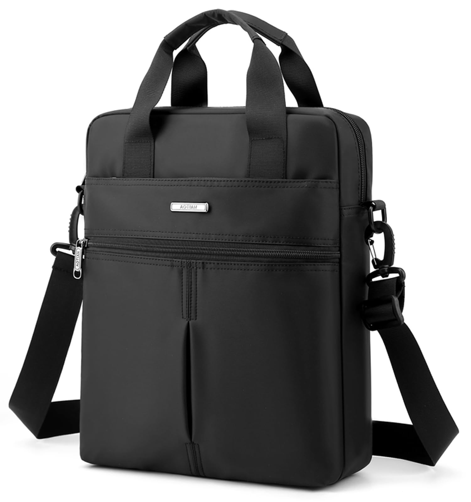 Waterproof 14-inch Laptop Messenger Bag for Men - Durable Nylon Business Shoulder Bag, Large Crossbody Work Bag for Office, Travel & Outdoor Activities