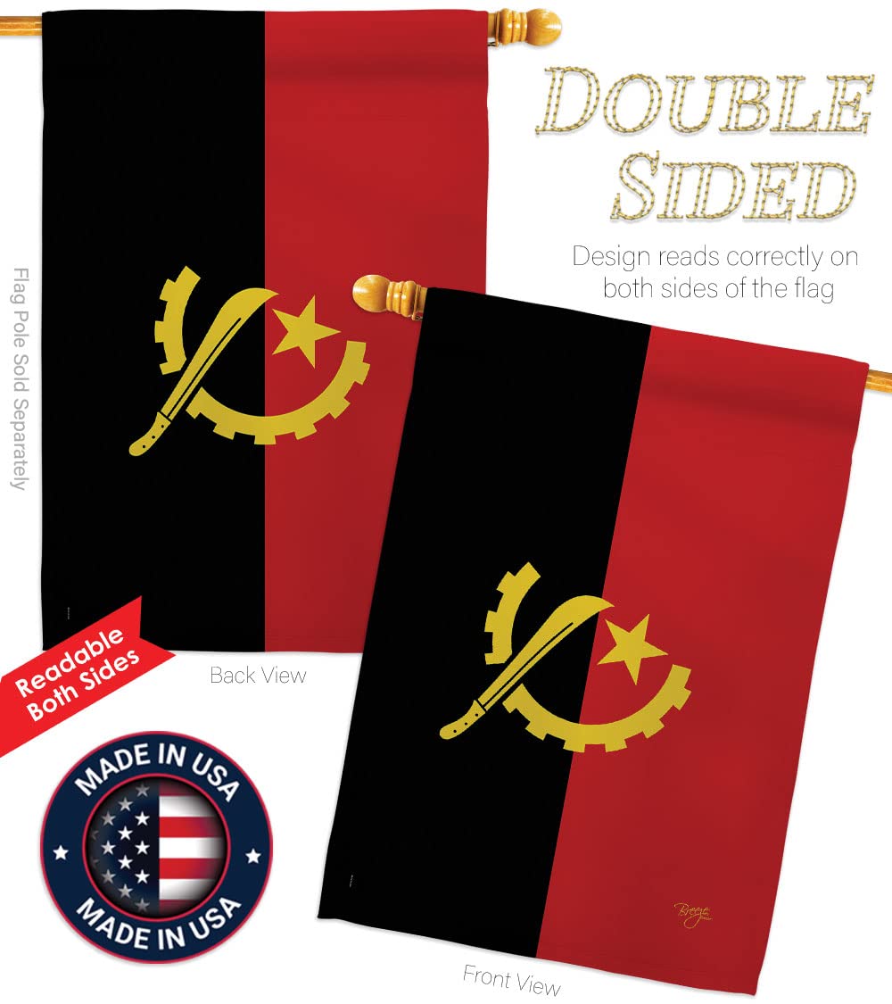 Angola National Flag Set 28x40