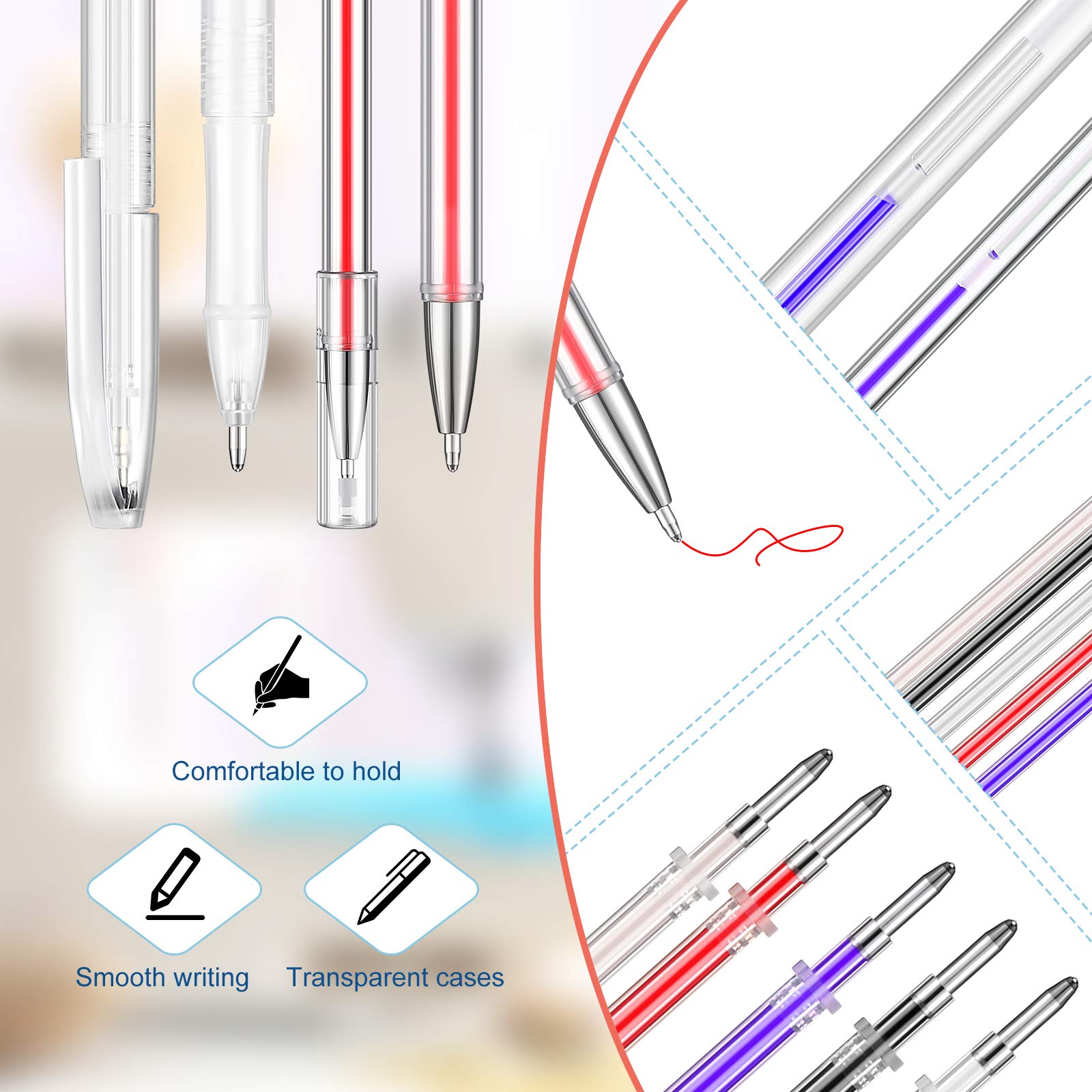 Outus 36-Piece Heat Erasable Pens Set - 10 Fabric Marking Pens with 25 Refills & Storage Bag for Quilting, Sewing, Dressmaking | Perfect for DIY Crafts, Fabric Projects & Professional Tailoring